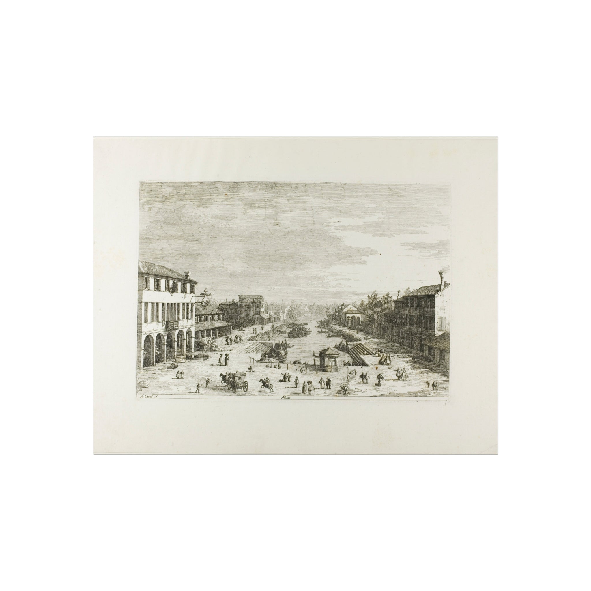 Canaletto - Mestre, from Vedute | Fine Art Poster