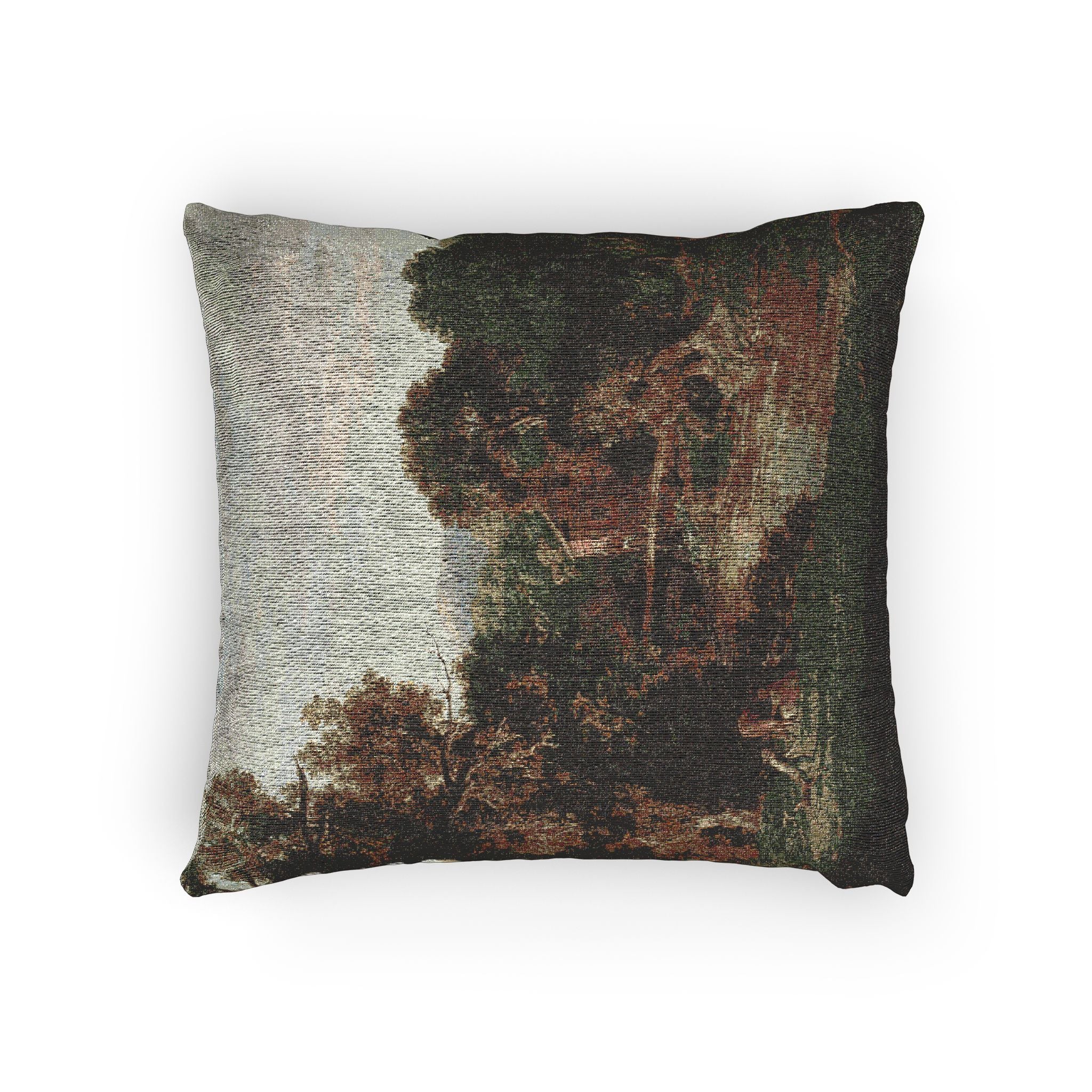 George Inness - The Old Mill | Woven Pillow