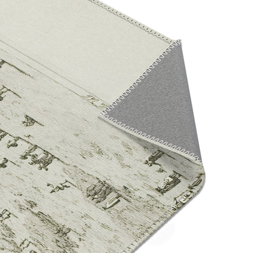 Canaletto - S. Giustina in prà della Vale, from Vedute | Area Rug