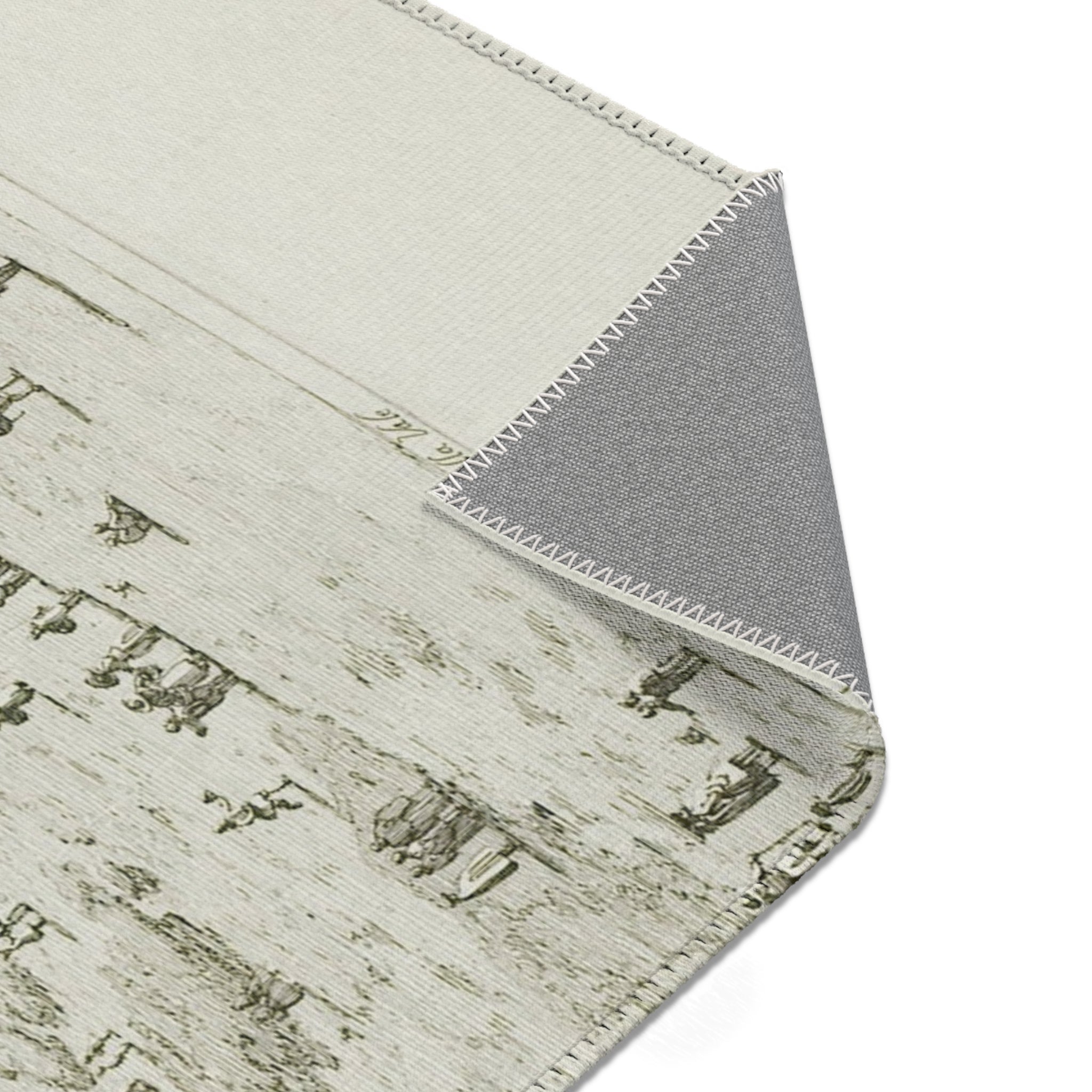 Canaletto - S. Giustina in prà della Vale, from Vedute | Area Rug