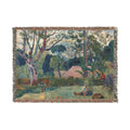 Paul Gauguin - Te raau rahi (The Big Tree) | Woven Tapestry Blanket
