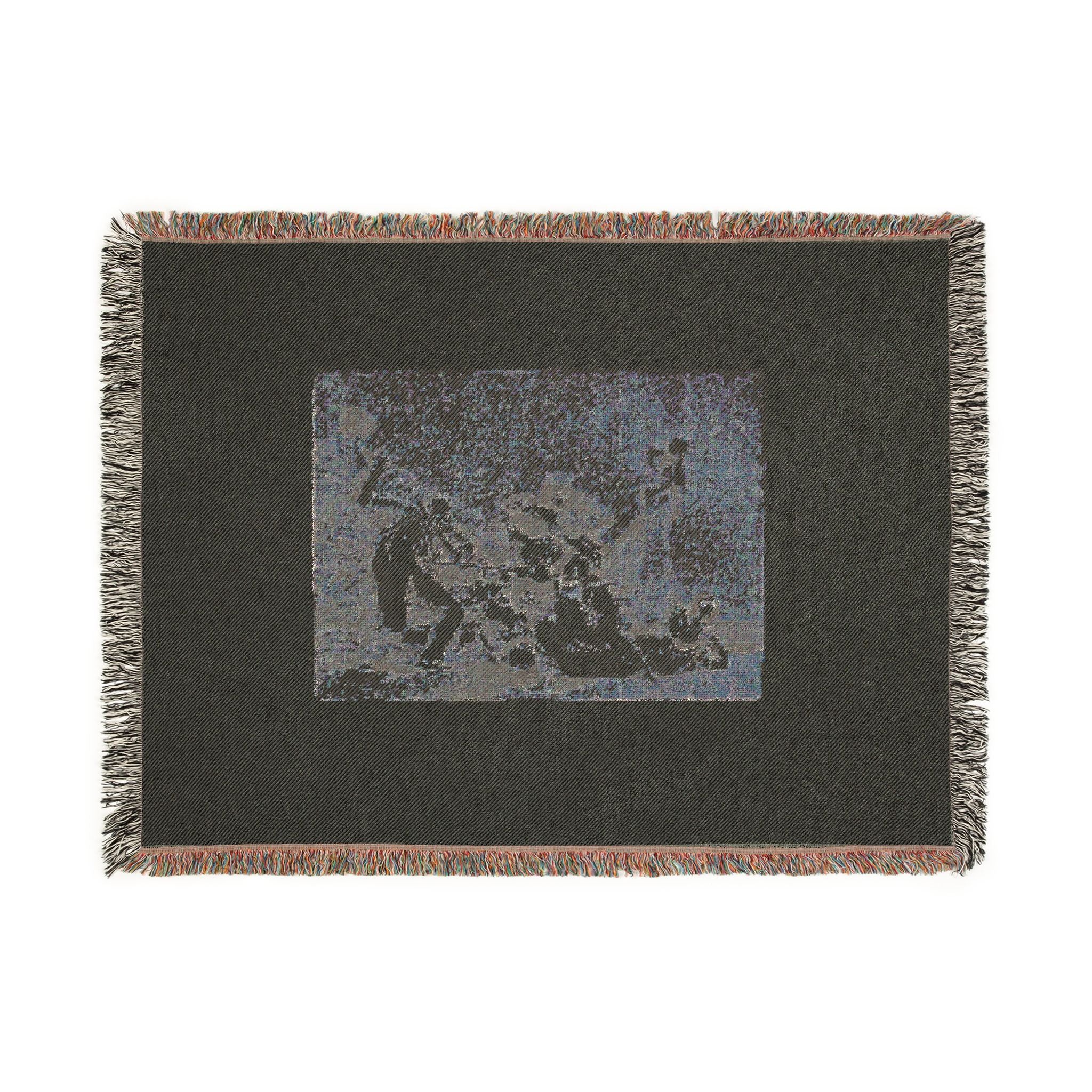Francisco José de Goya y Lucientes - And they are like wild beasts, plate five from The Disasters of War | Woven Tapestry Blanket