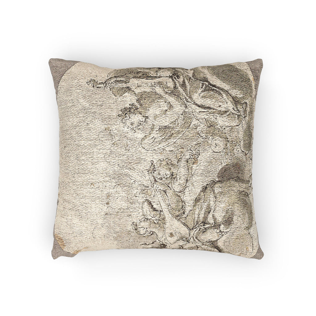 Giovanni Battista Tiepolo - Musician Angels | Woven Pillow