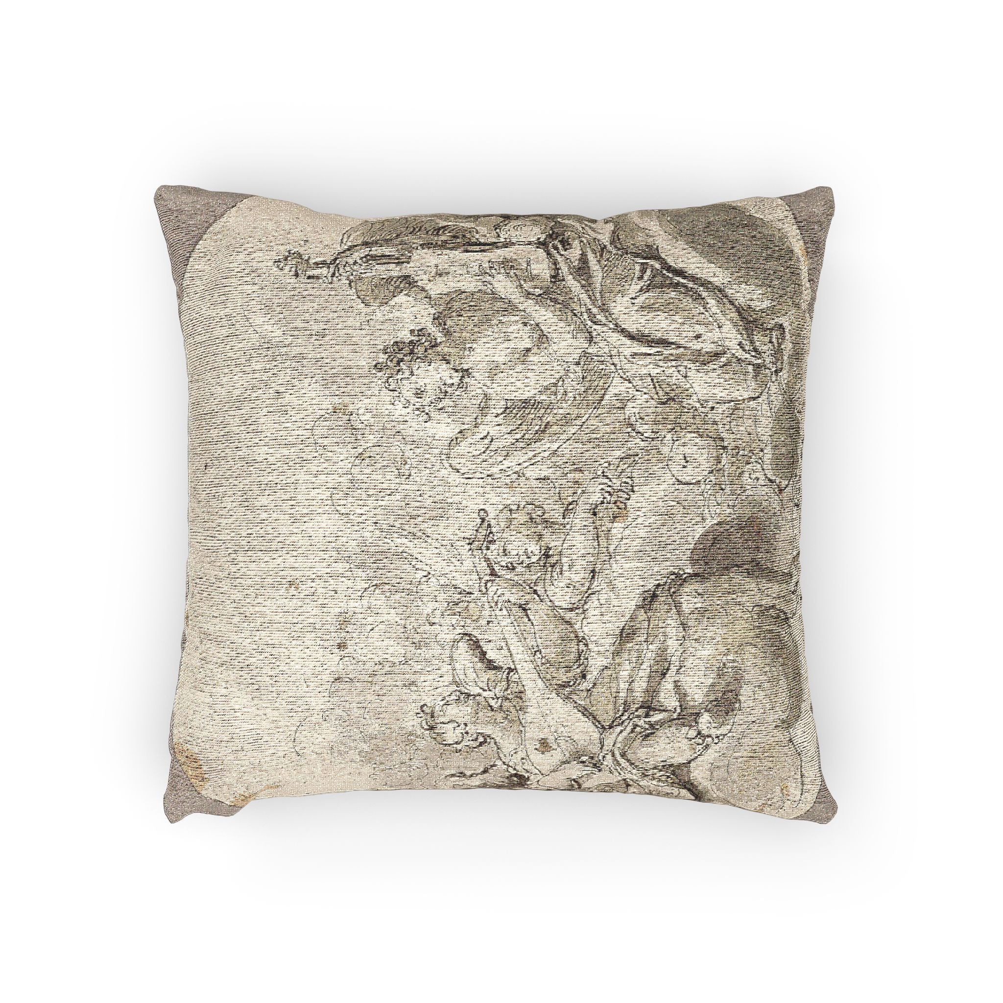Giovanni Battista Tiepolo - Musician Angels | Woven Pillow