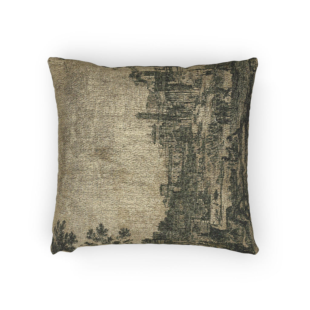 Claude Lorrain - The Roman Forum | Woven Pillow