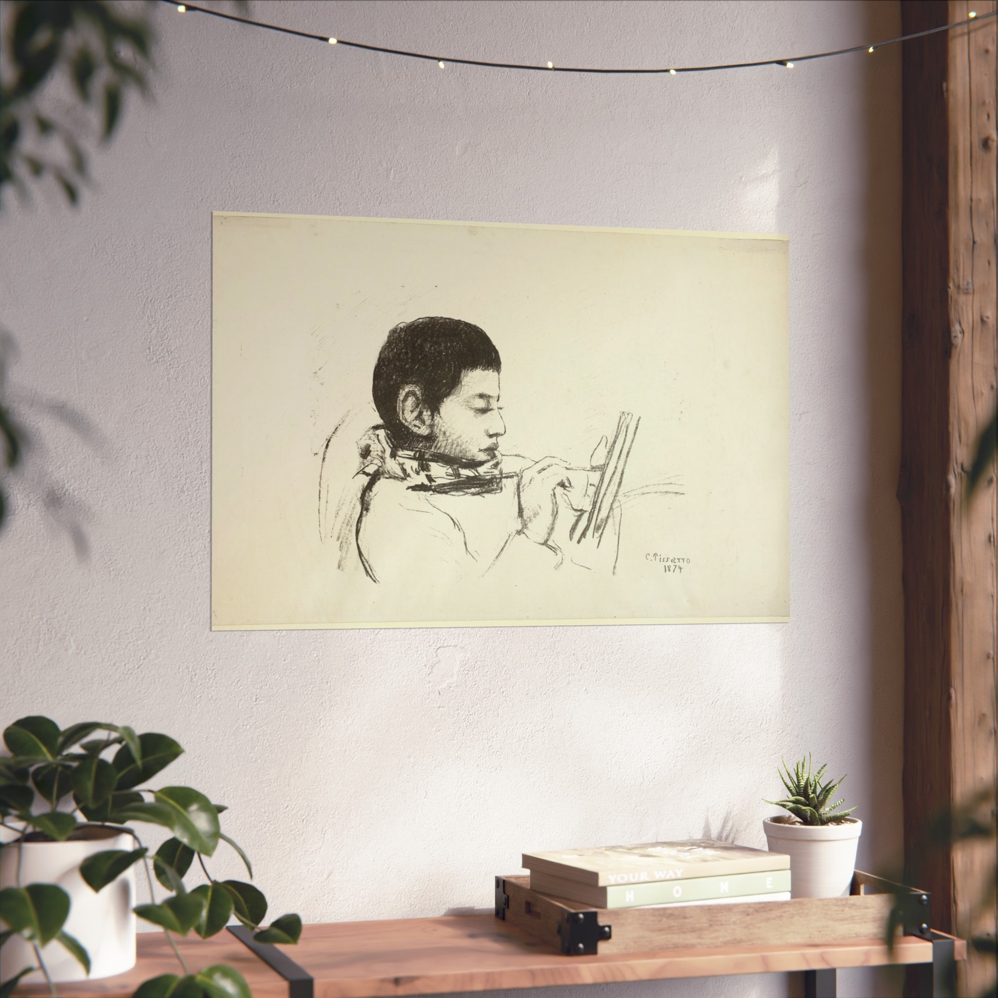 Camille Pissarro - Portrait Lucien Pissarro | Fine Art Poster