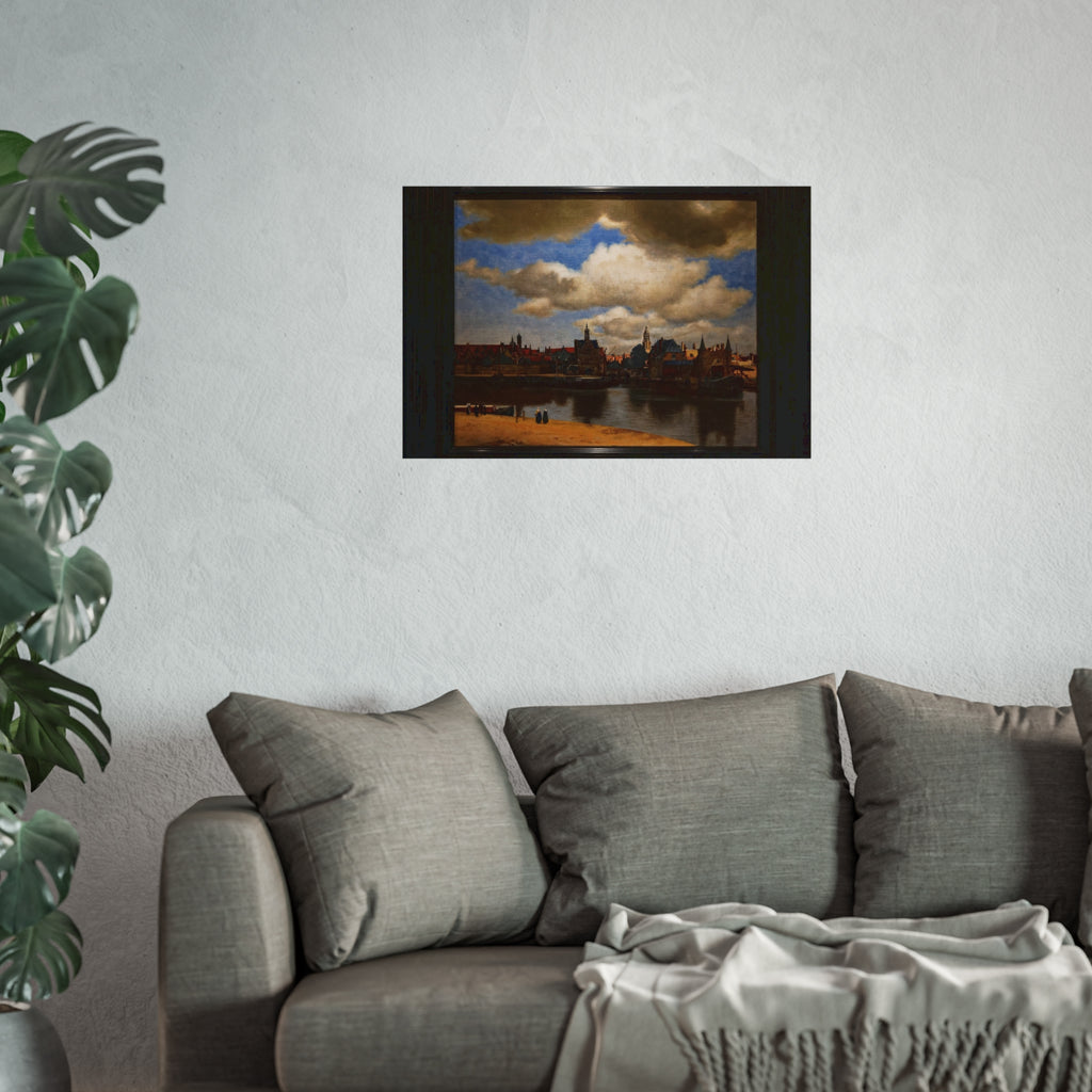 Den Haag - Mauritshuis - Johannes Vermeer (1632-1675) - View of Delft c. 1660-1661 | Fine Art Poster