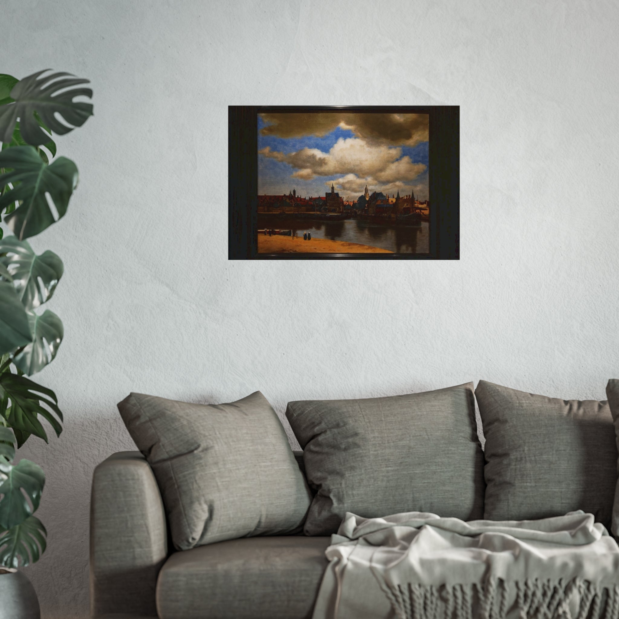 Den Haag - Mauritshuis - Johannes Vermeer (1632-1675) - View of Delft c. 1660-1661 | Fine Art Poster