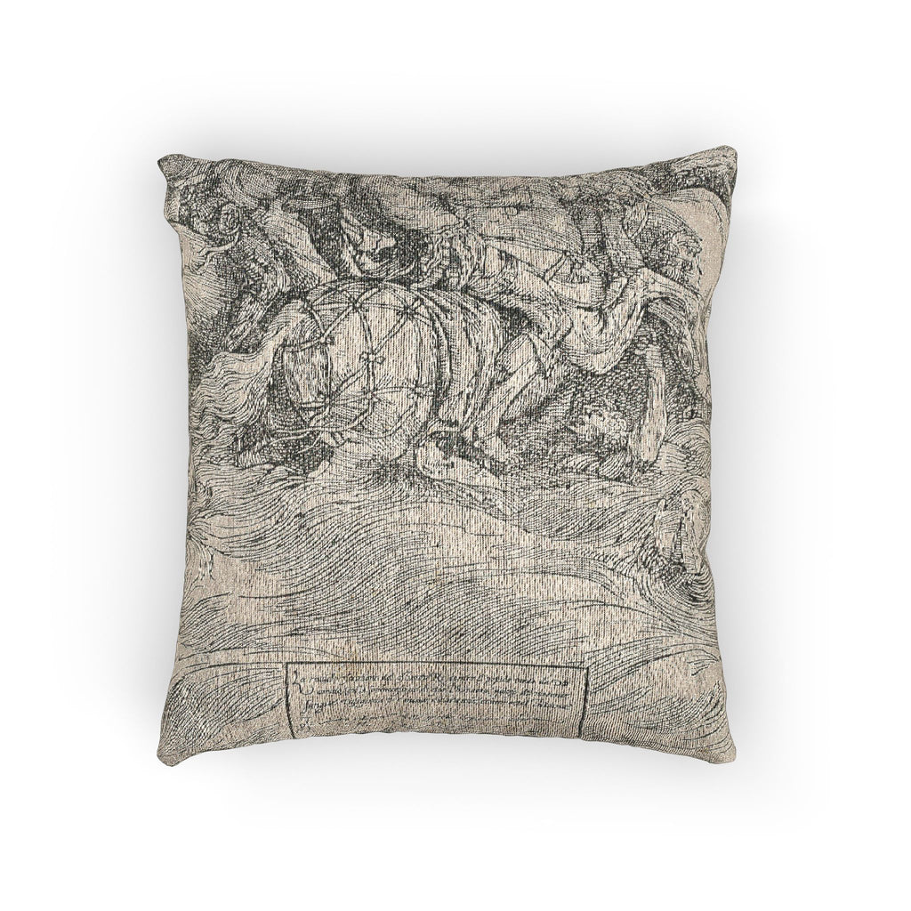 Titian - The Submersion of Pharaoh's Army in the Red Sea | Woven Pillow