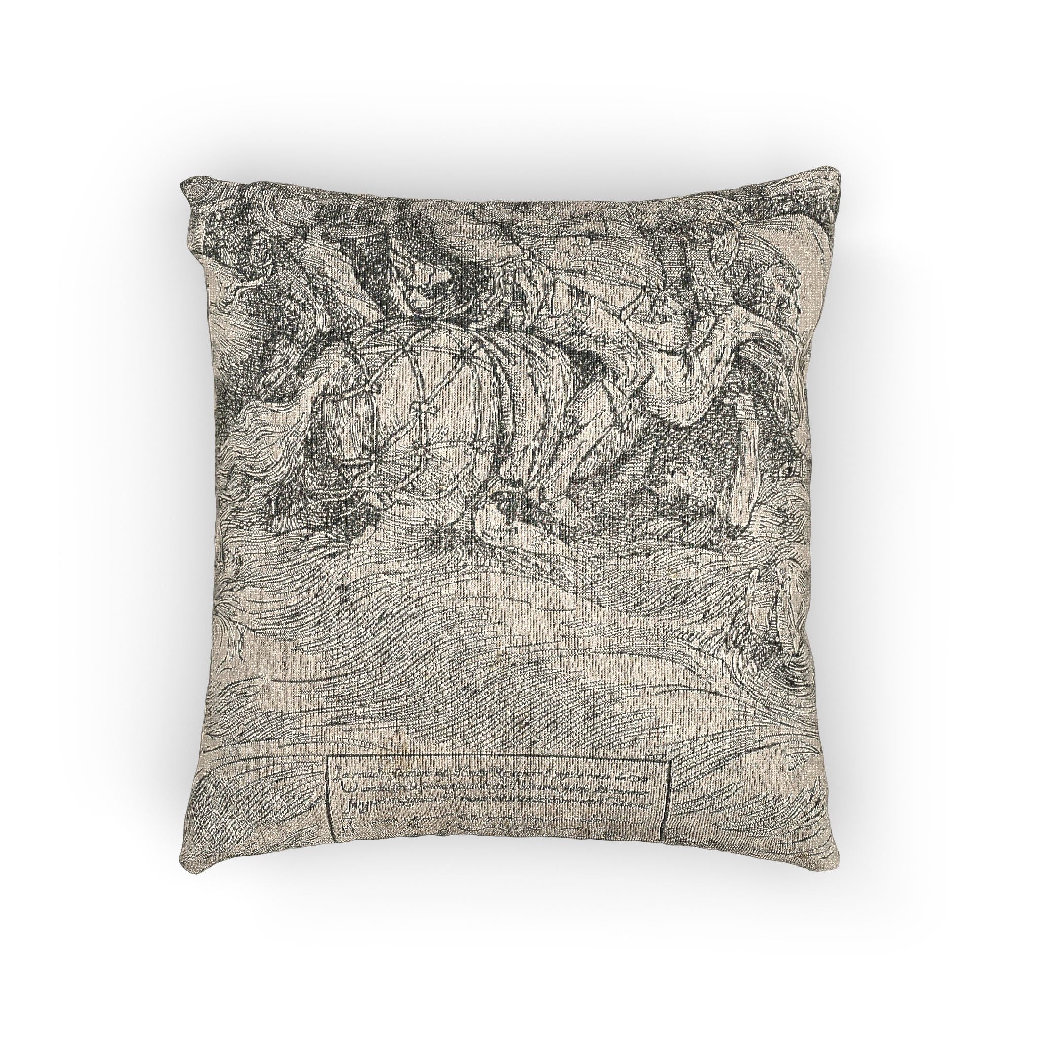 Titian - The Submersion of Pharaoh's Army in the Red Sea | Woven Pillow