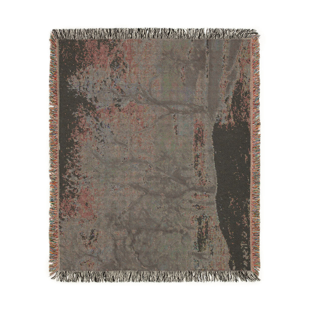 Camille Pissarro - Snow at Louveciennes | Woven Tapestry Blanket