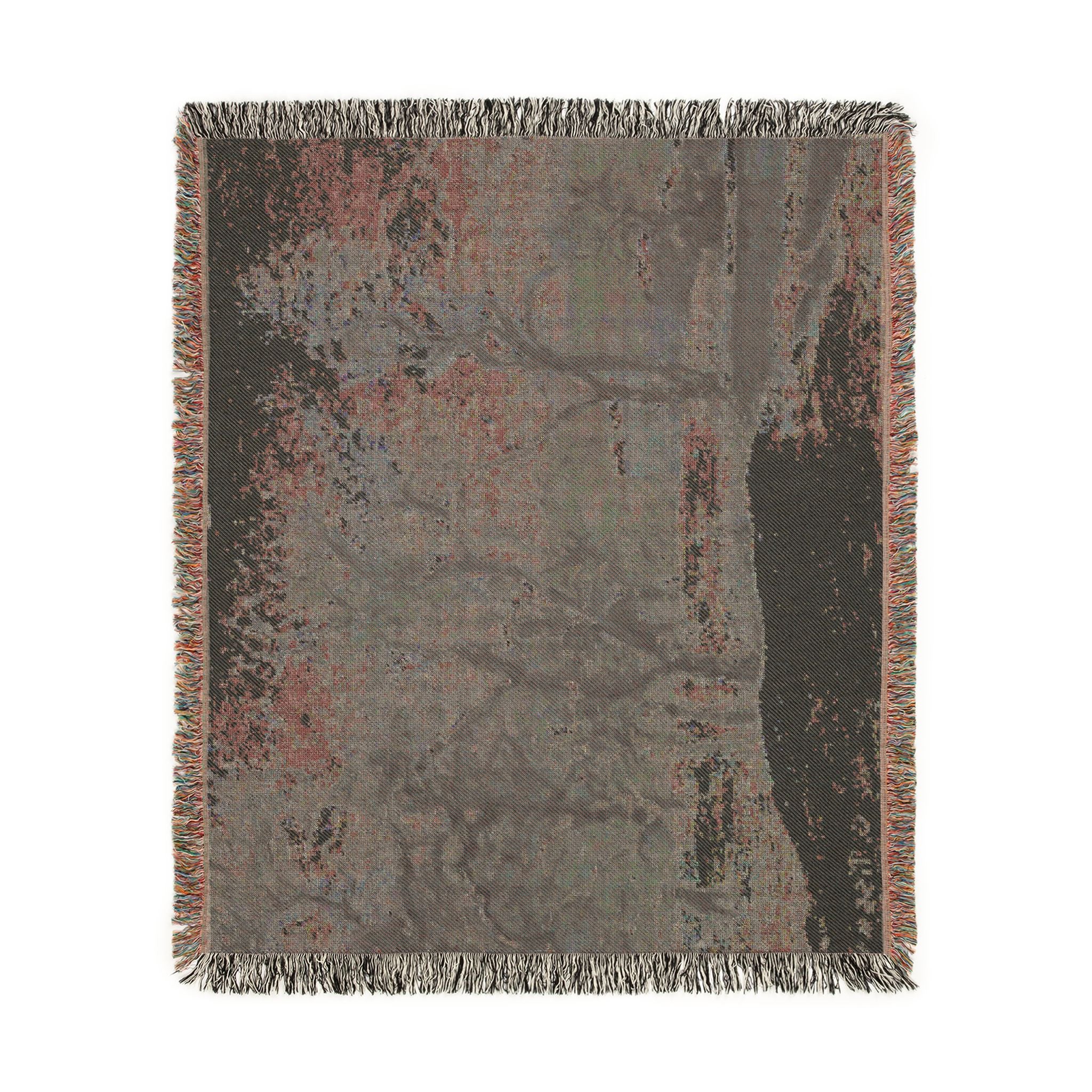 Camille Pissarro - Snow at Louveciennes | Woven Tapestry Blanket