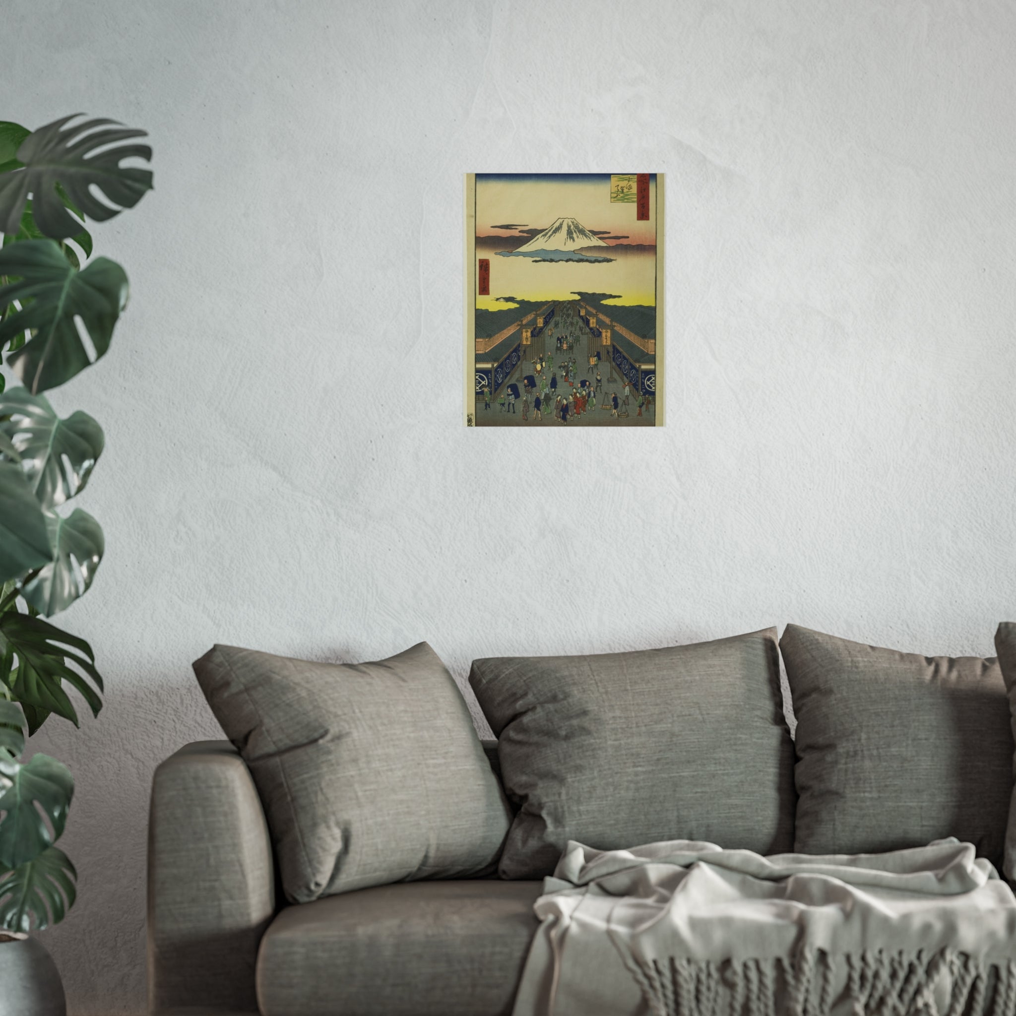Utagawa Hiroshige - Surugacho | Fine Art Poster