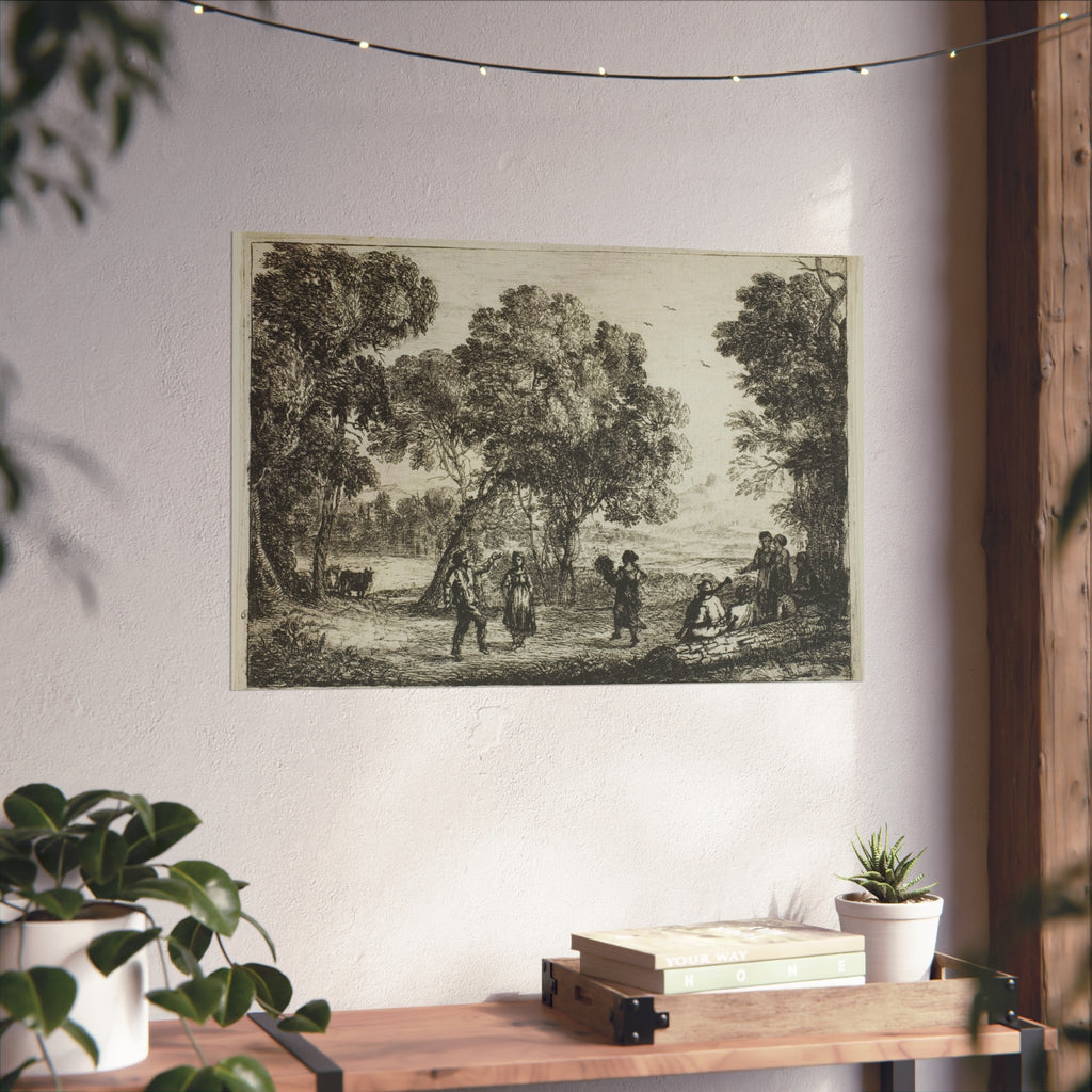 Claude Lorrain - The Country Dance | Fine Art Poster
