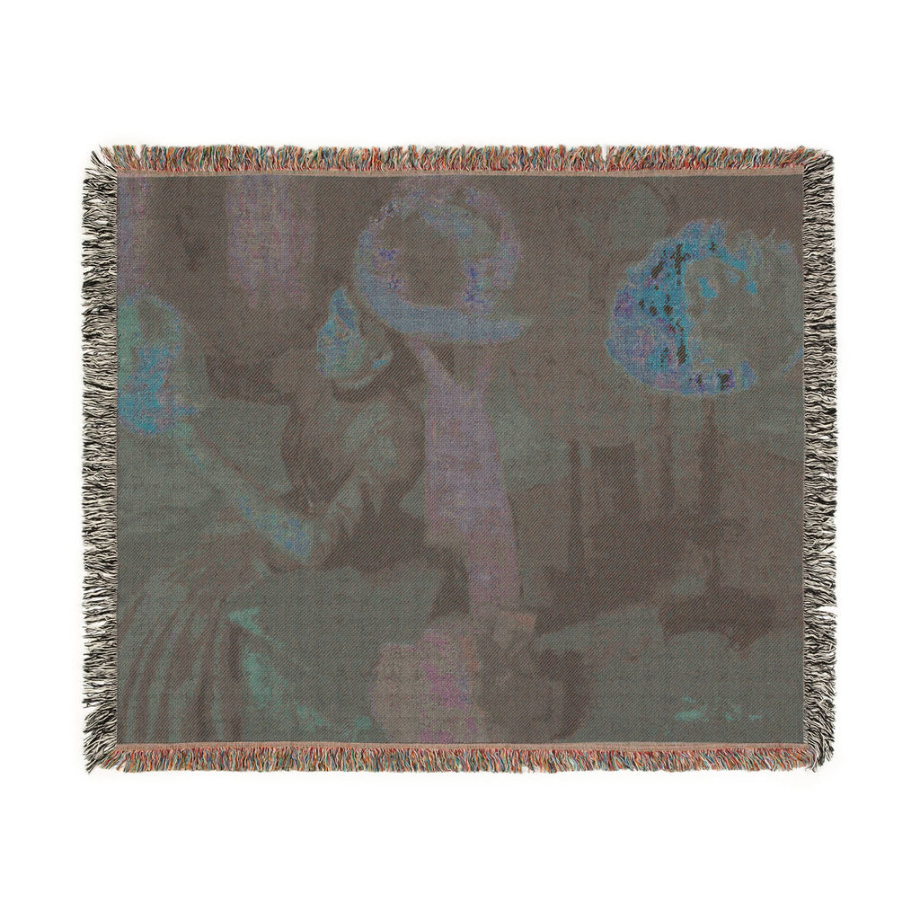Hilaire Germain Edgar Degas - The Millinery Shop | Woven Tapestry Blanket