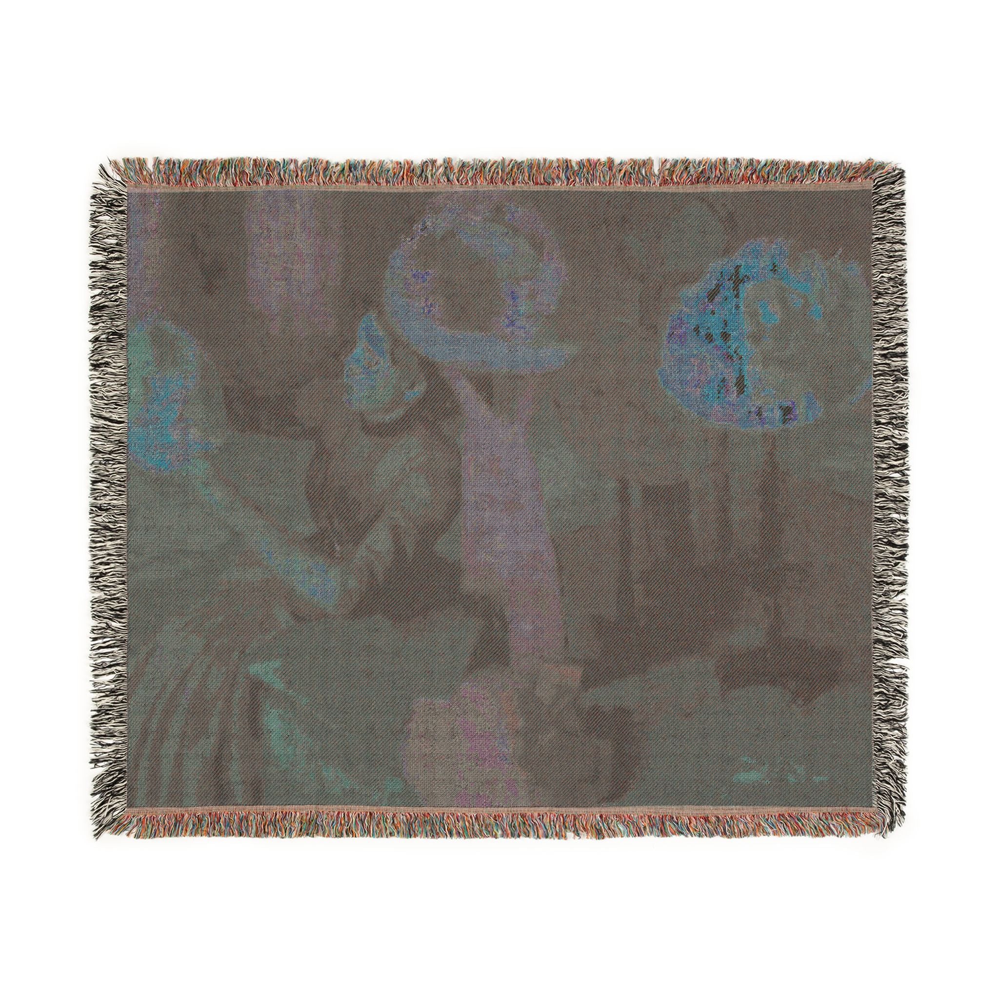 Hilaire Germain Edgar Degas - The Millinery Shop | Woven Tapestry Blanket