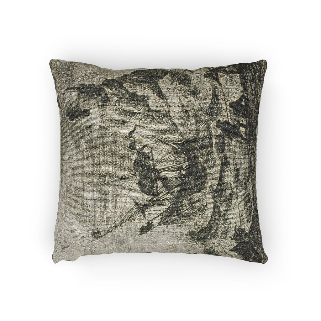 Claude Lorrain - The Shipwreck | Woven Pillow