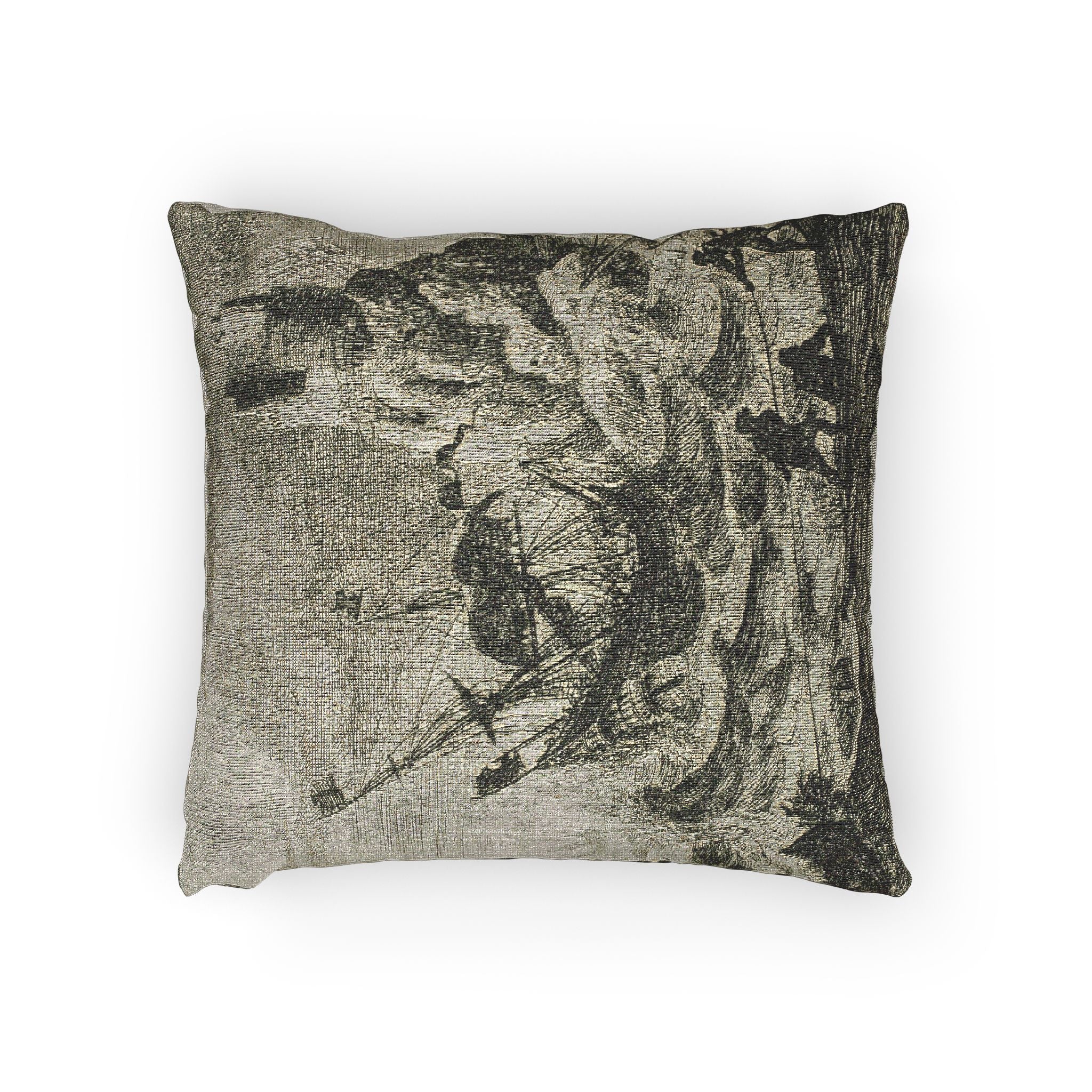 Claude Lorrain - The Shipwreck | Woven Pillow
