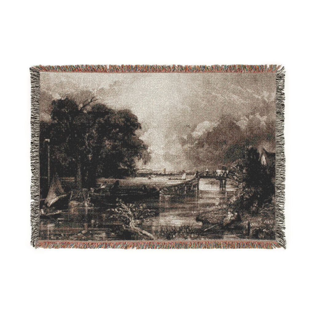 David Lucas - River Stour, Suffolk | Woven Tapestry Blanket