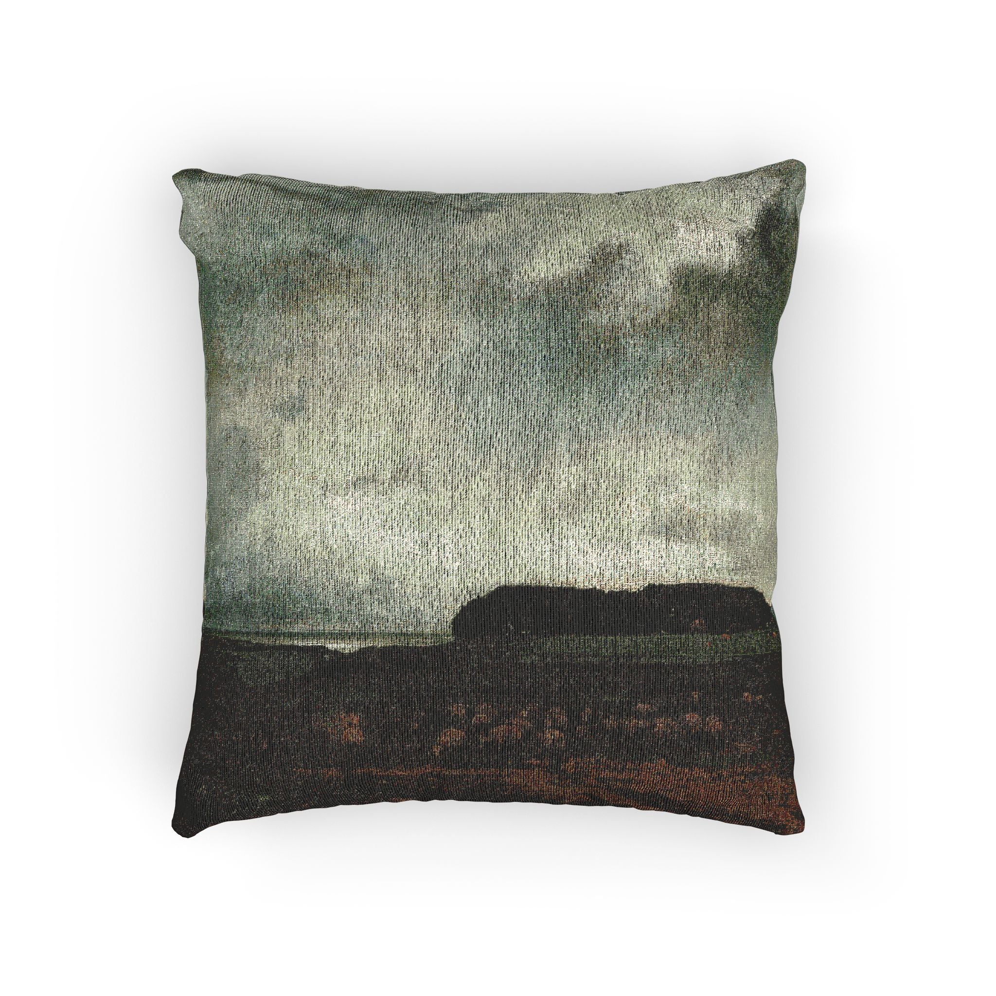George Inness - The Storm | Woven Pillow