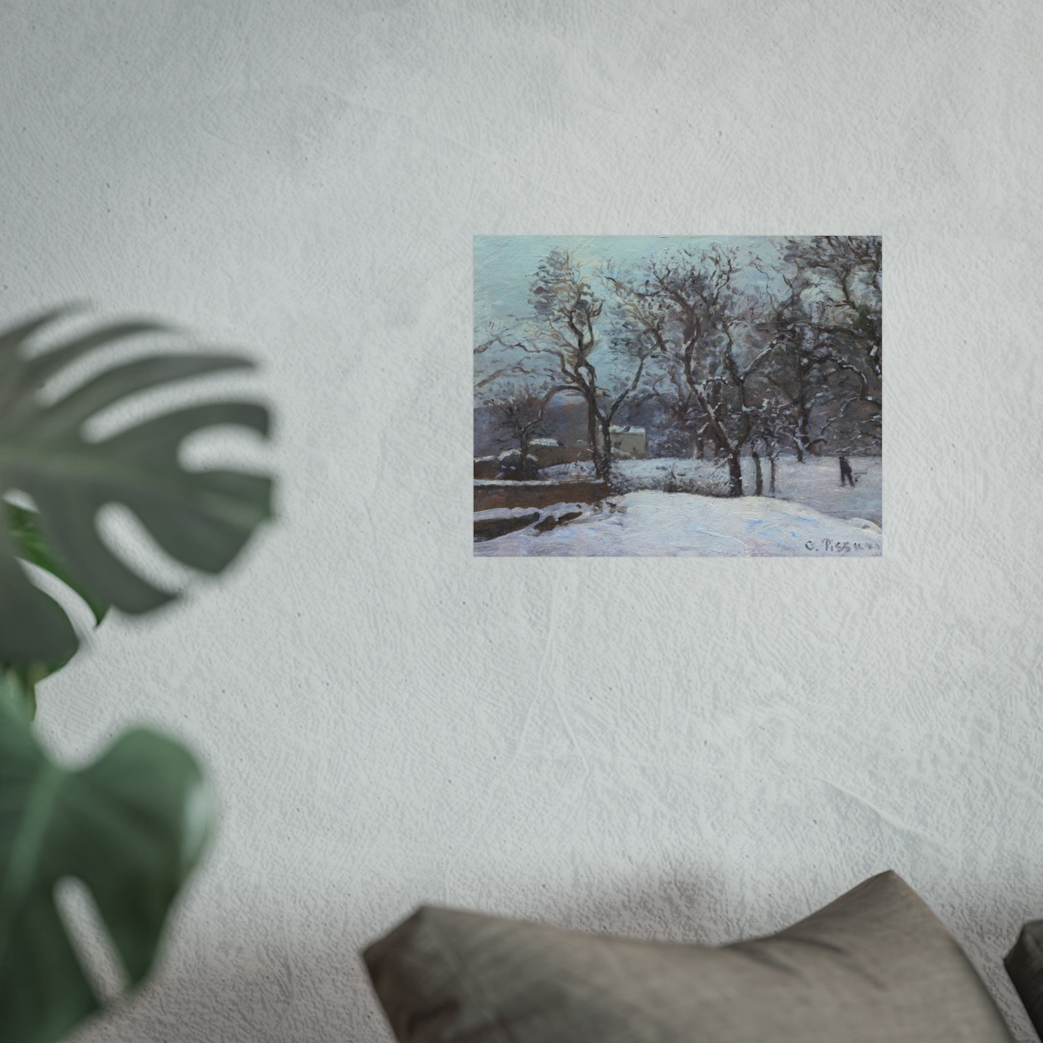 Camille Pissarro - Snow at Louveciennes | Fine Art Poster