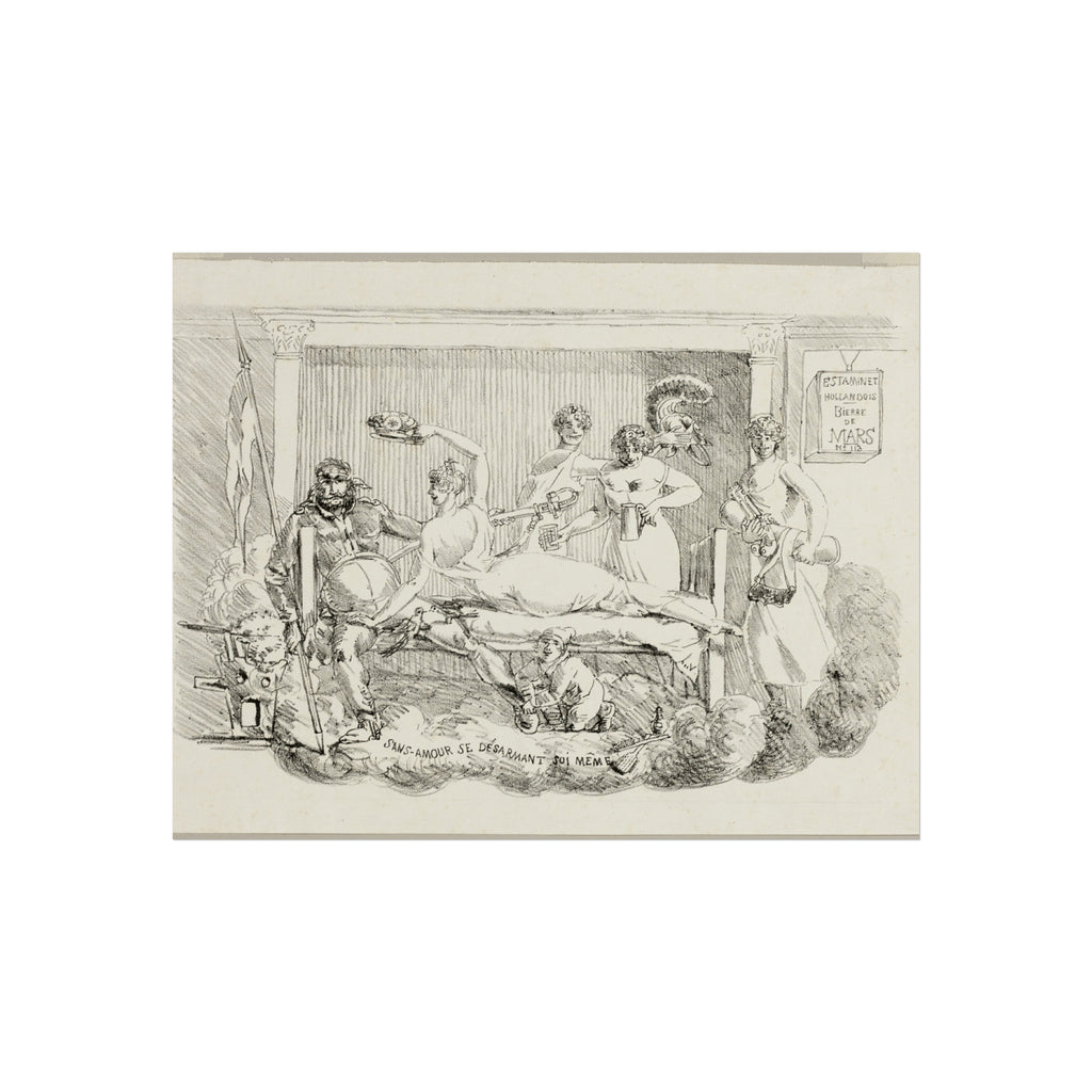 Jacques Louis David - Loveless Disarming Himself | Fine Art Poster