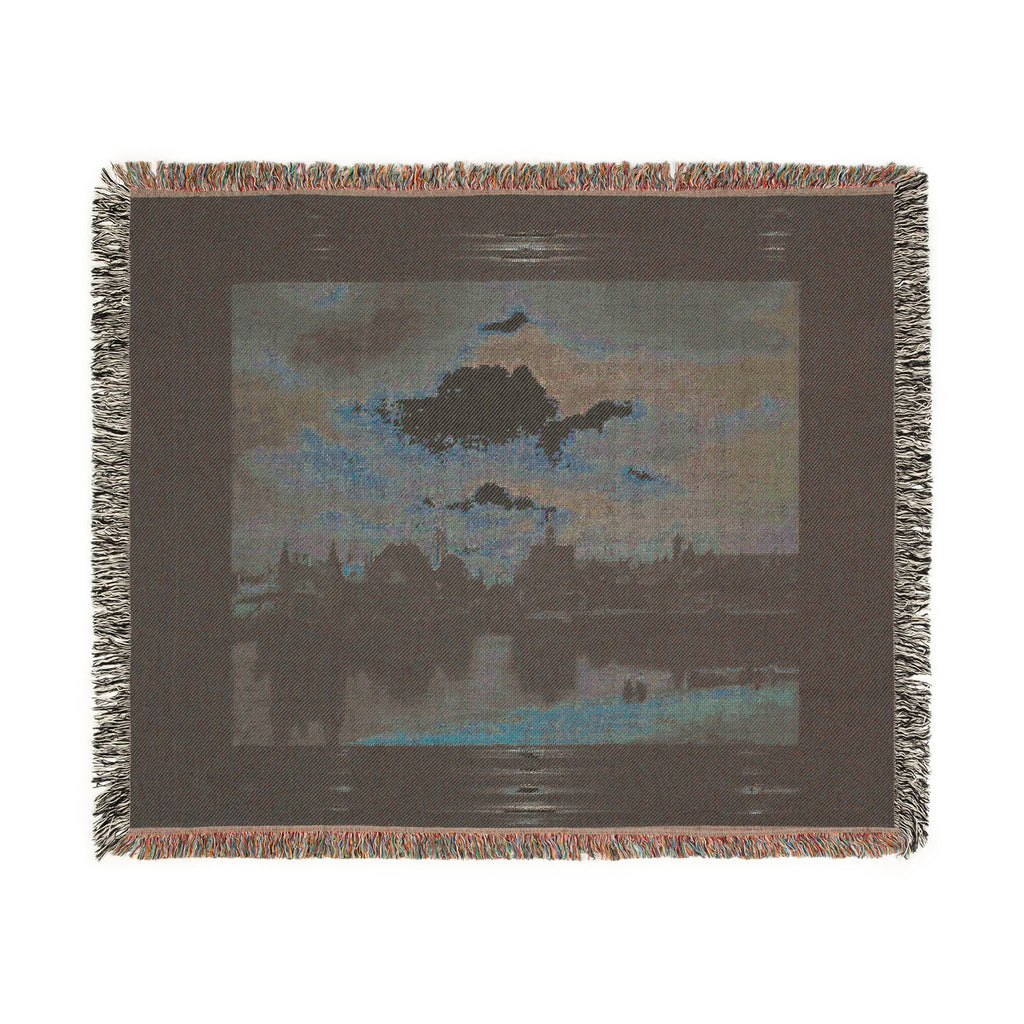 Den Haag - Mauritshuis - Johannes Vermeer (1632-1675) - View of Delft c. 1660-1661 | Woven Tapestry Blanket