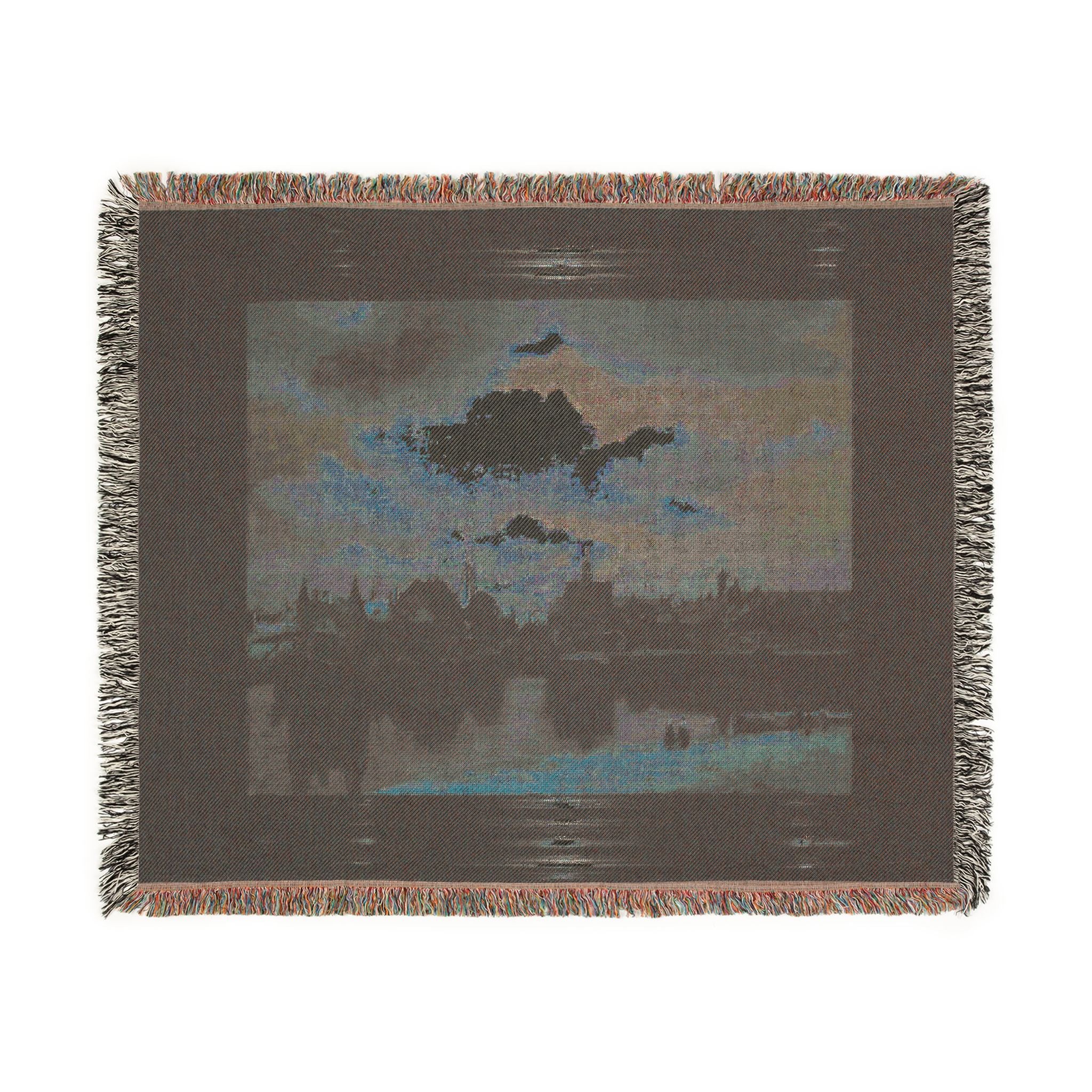 Den Haag - Mauritshuis - Johannes Vermeer (1632-1675) - View of Delft c. 1660-1661 | Woven Tapestry Blanket
