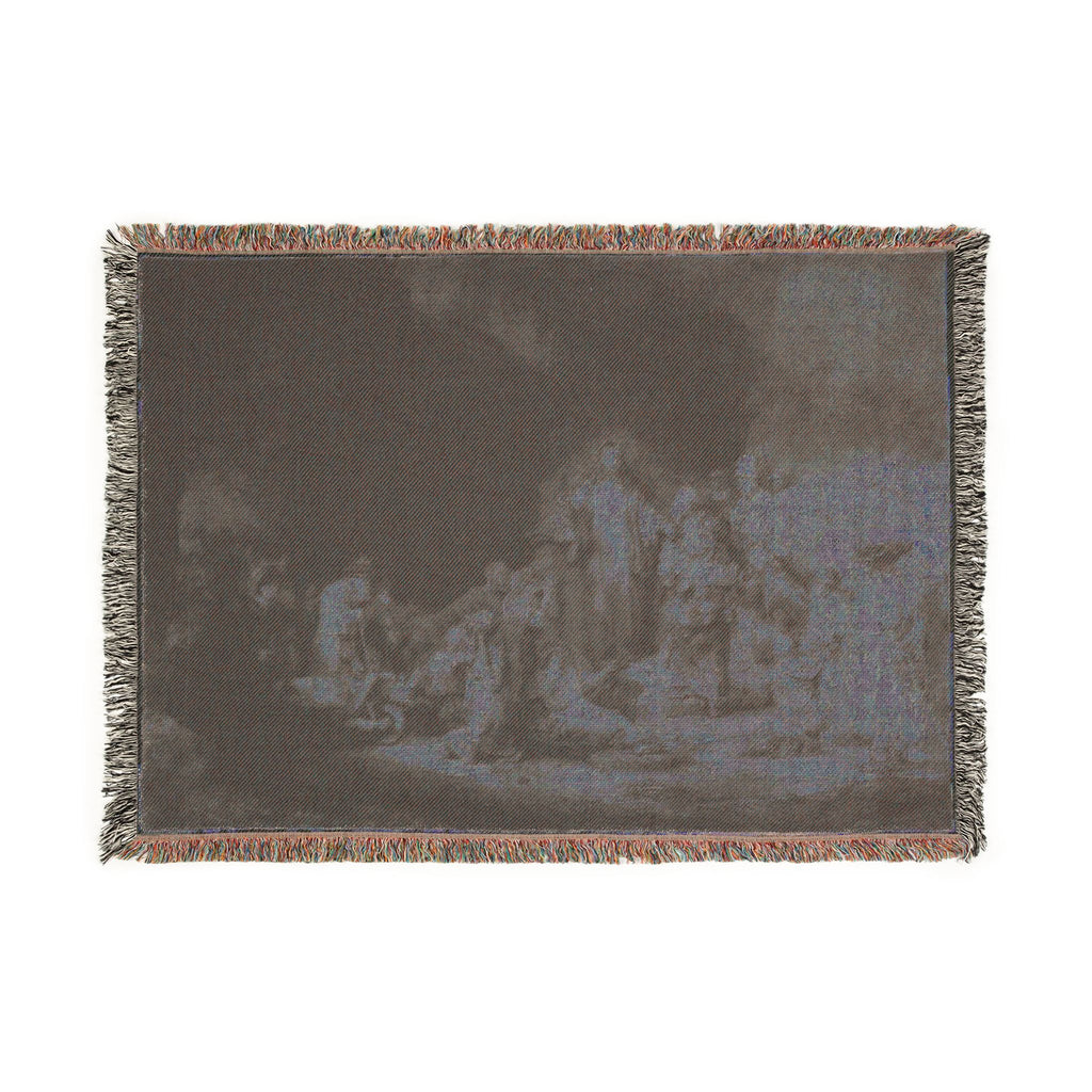 Rembrandt van Rijn - The Hundred Guilder Print | Woven Tapestry Blanket