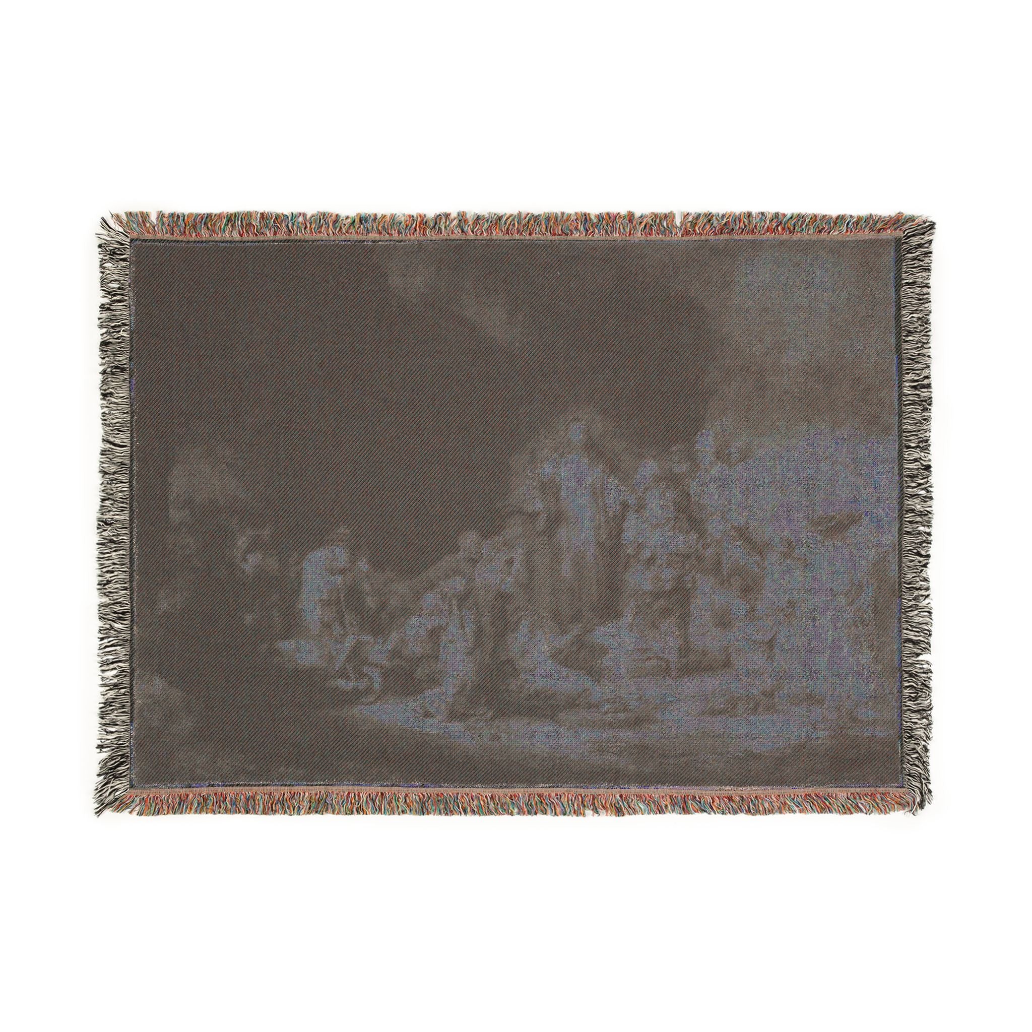Rembrandt van Rijn - The Hundred Guilder Print | Woven Tapestry Blanket