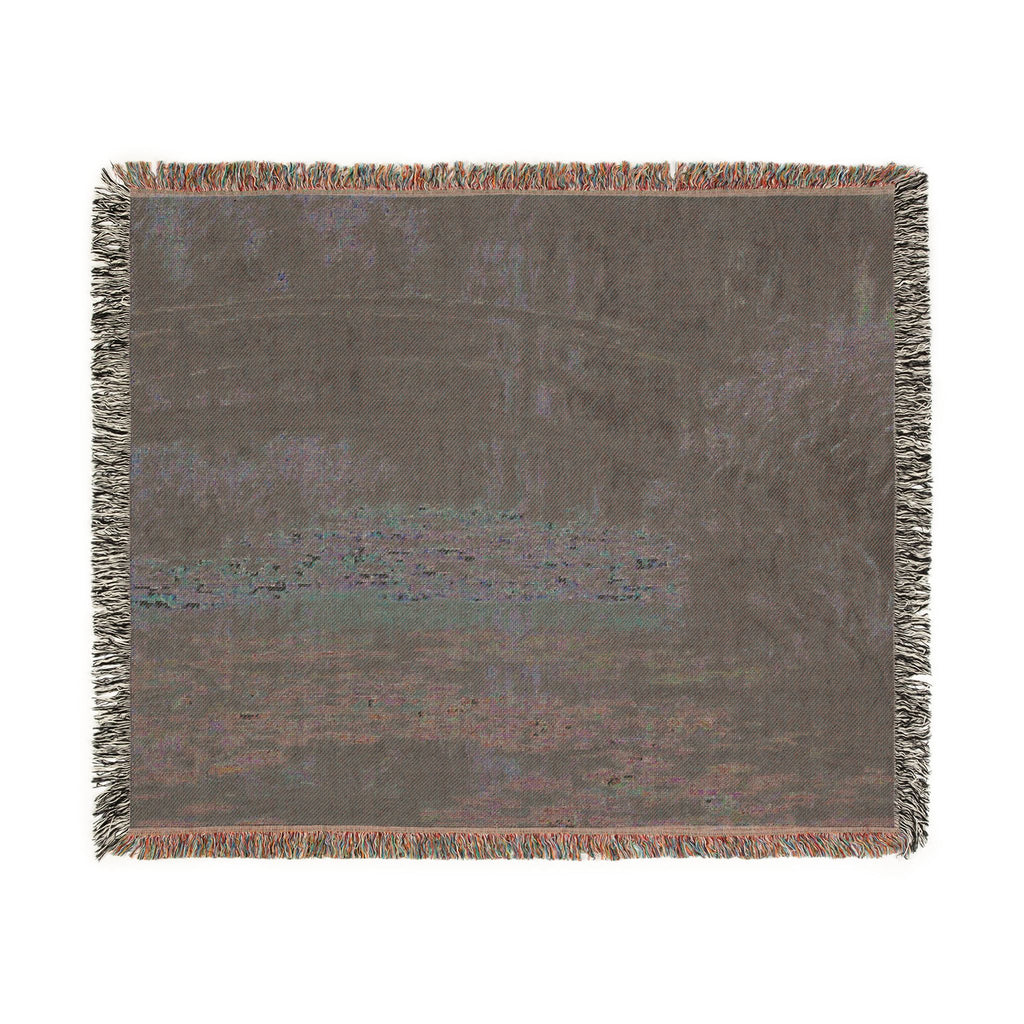 Claude Monet - Water Lily Pond | Woven Tapestry Blanket