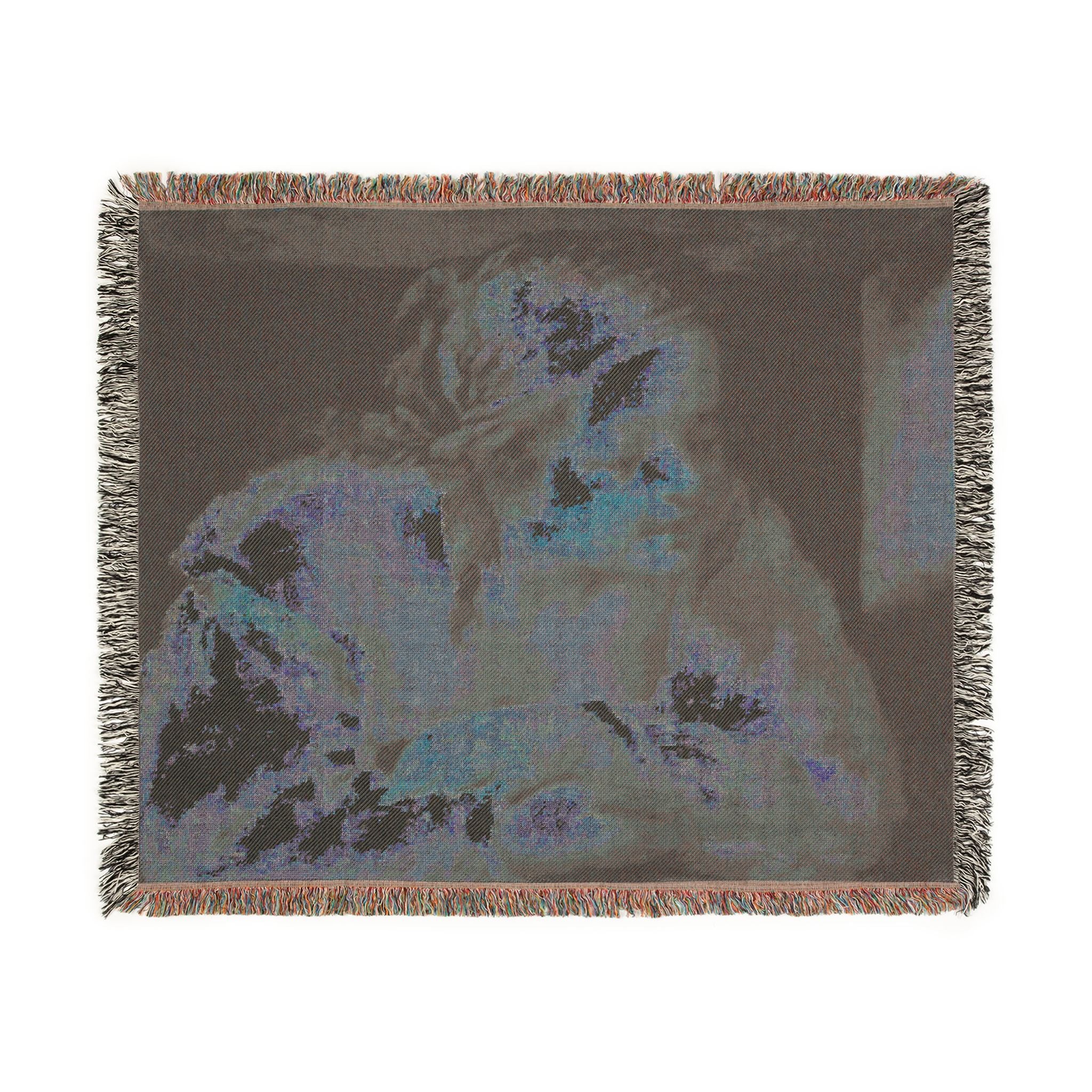 Jean François Millet - Young Woman | Woven Tapestry Blanket