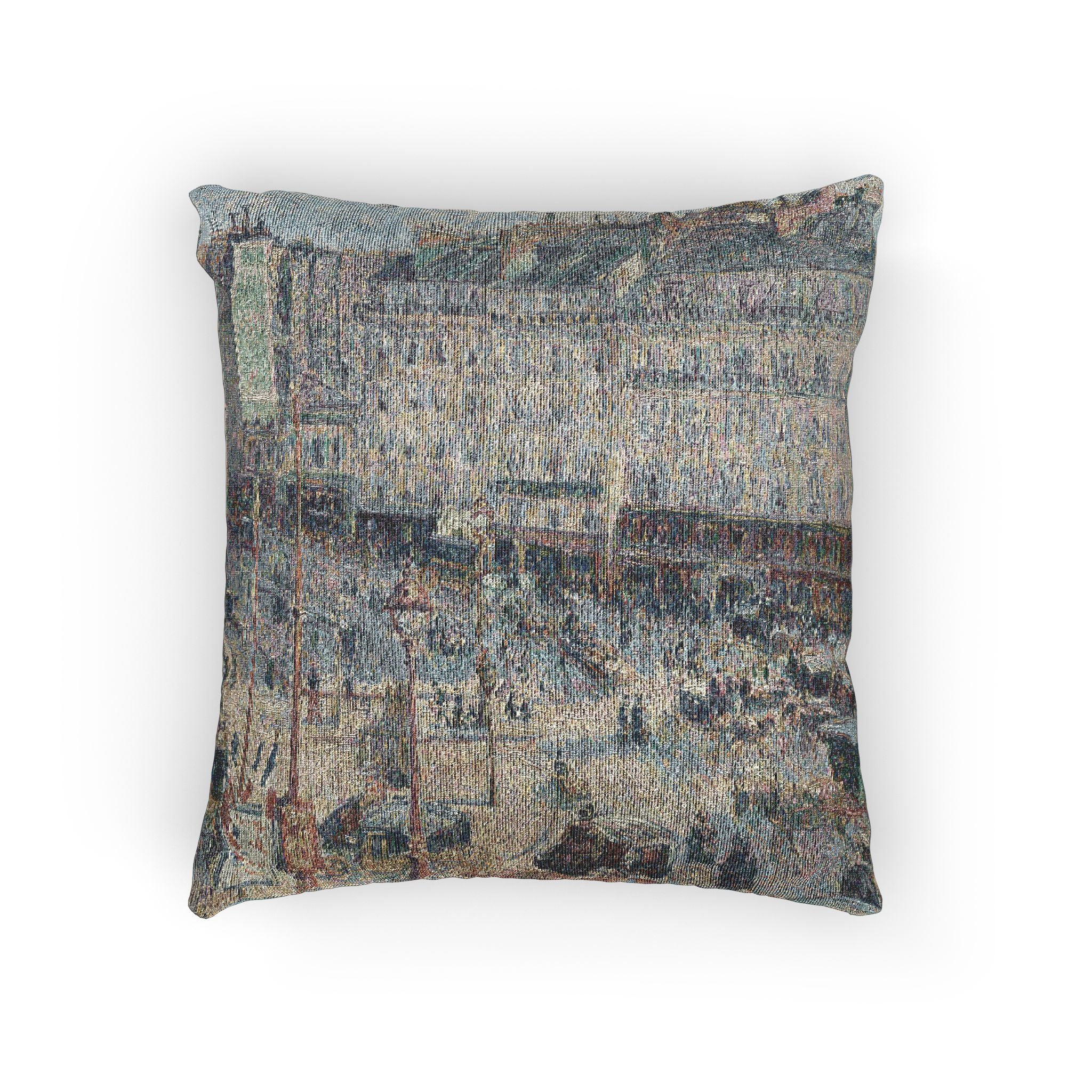 Camille Pissarro - The Place du Havre, Paris | Woven Pillow
