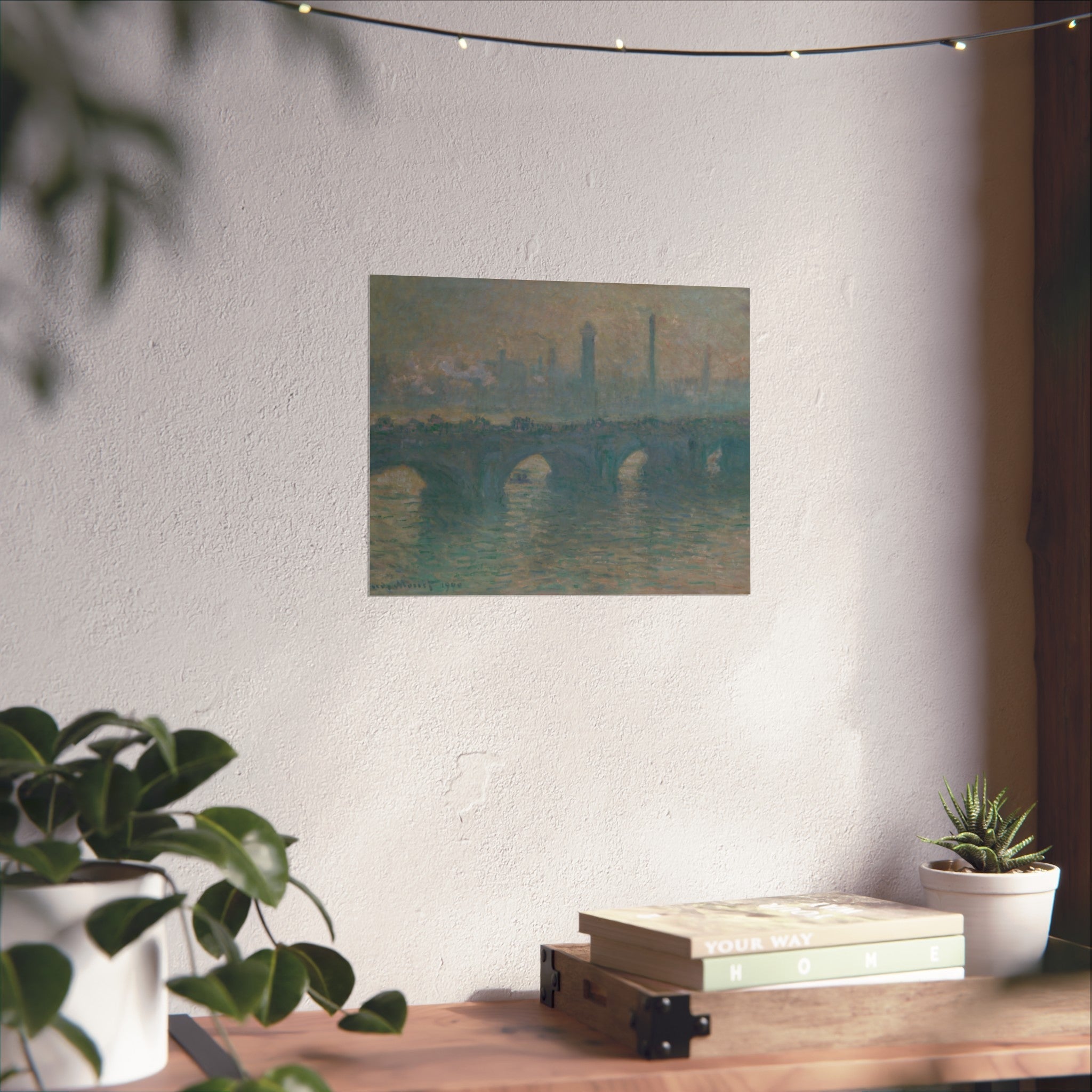 Claude Monet - Waterloo Bridge, Gray Weather | Fine Art Poster