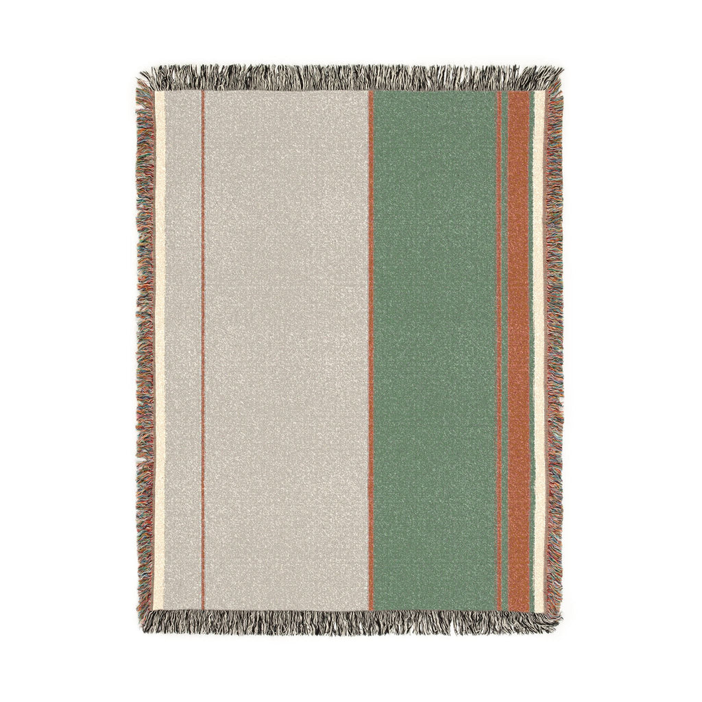 Grove Throw — Stone · Olive · Clay