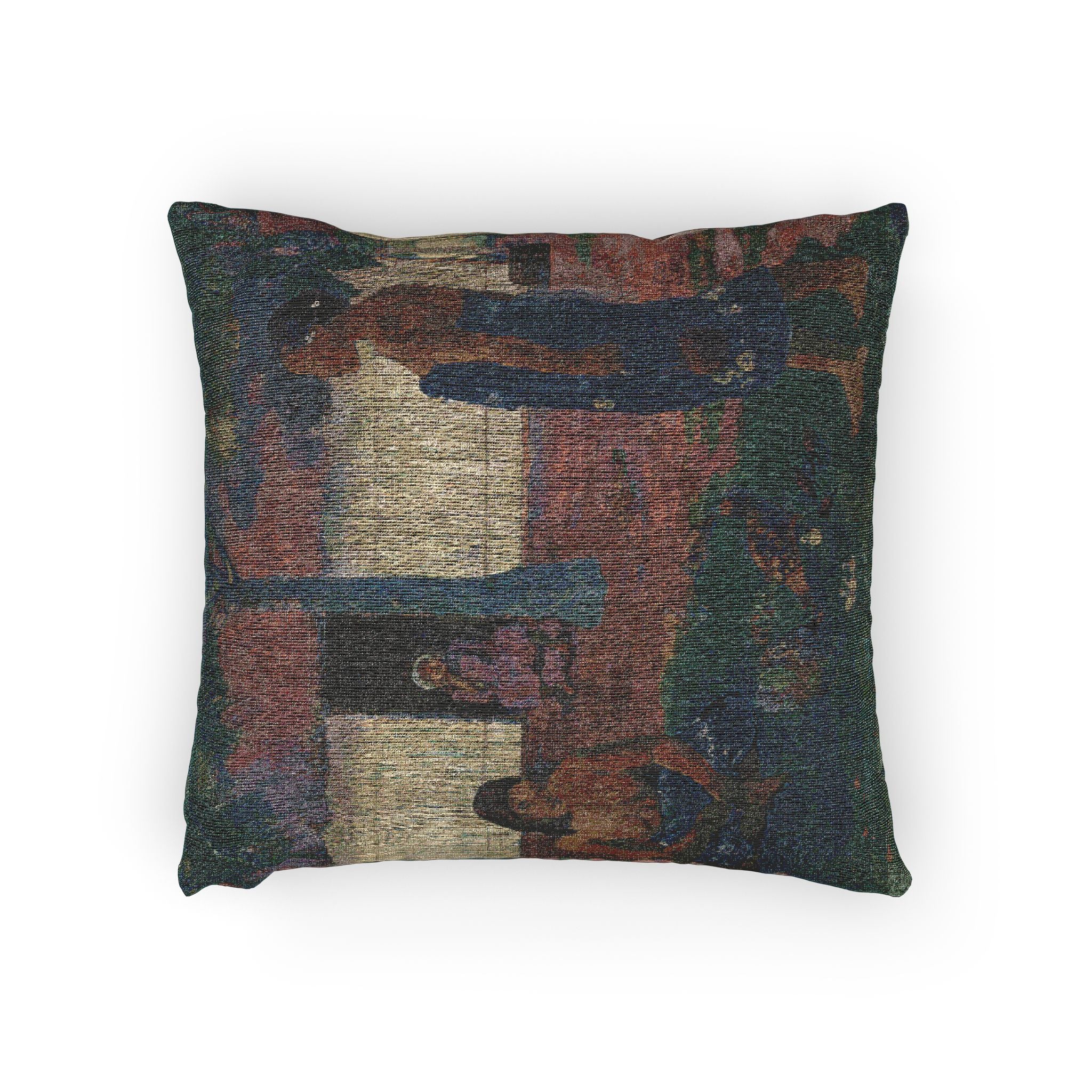 Paul Gauguin - No te aha oe riri (Why Are You Angry ) | Woven Pillow