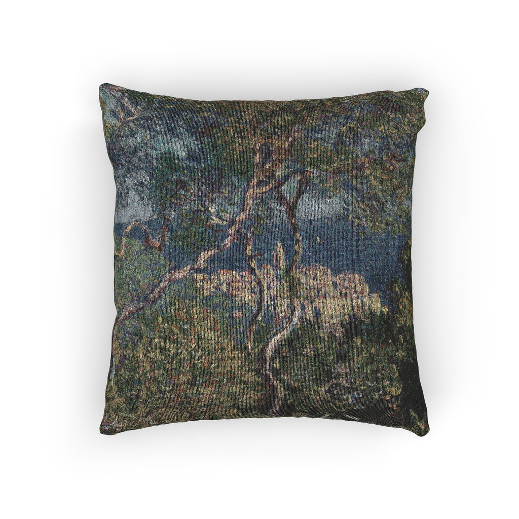 Claude Monet - Bordighera | Woven Pillow