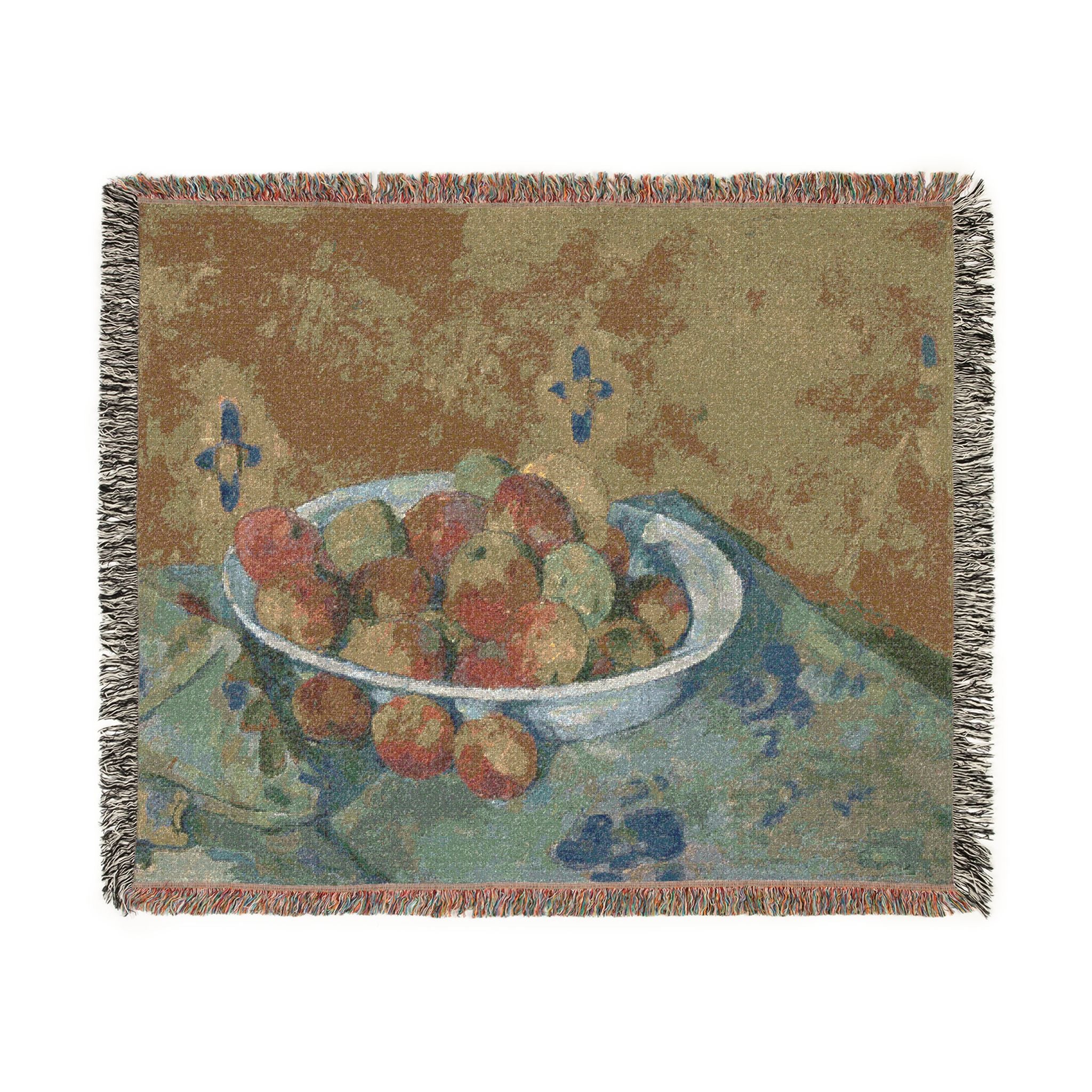 The Plate of Apples Paul Cézanne Tapestry Blanket