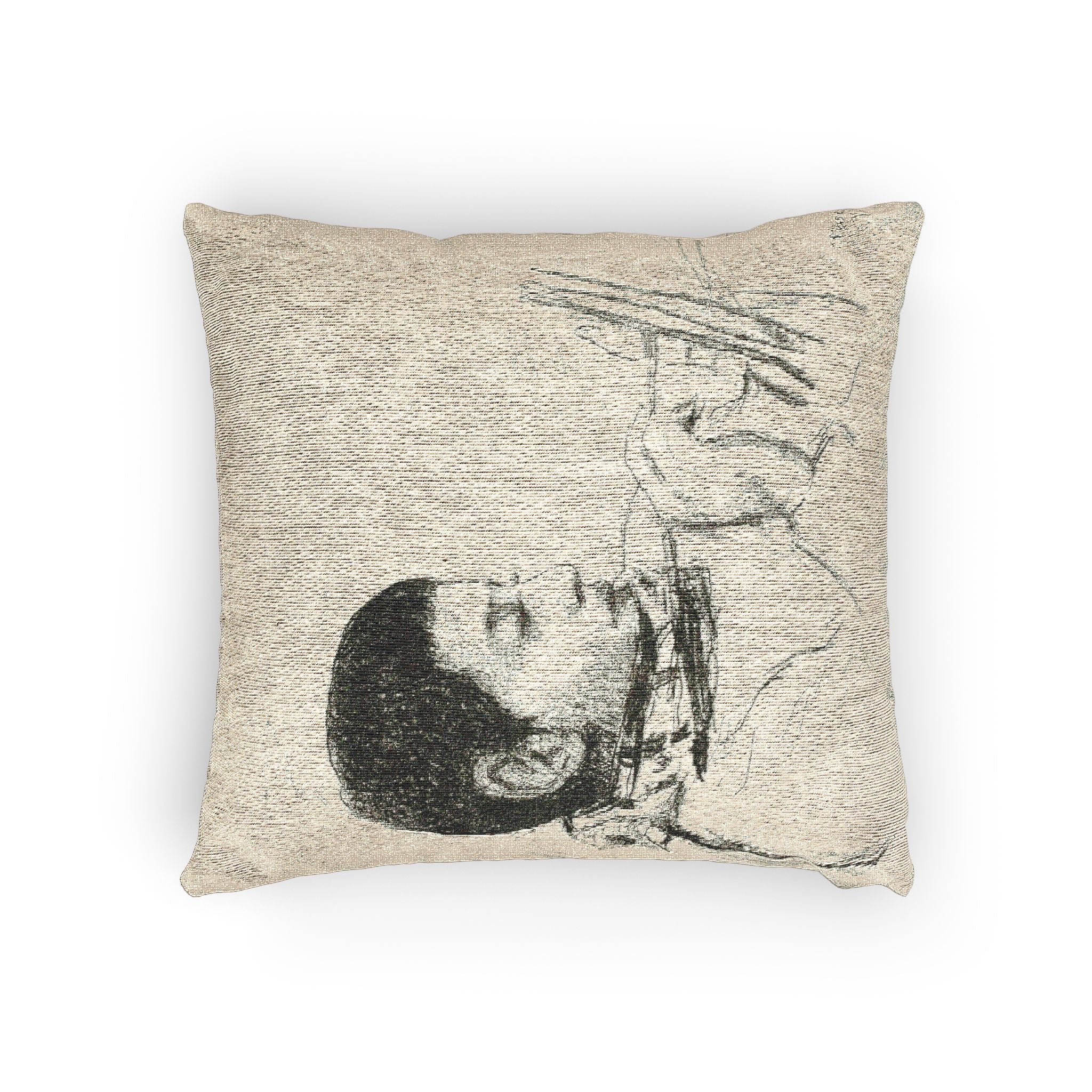 Camille Pissarro - Portrait Lucien Pissarro | Woven Pillow