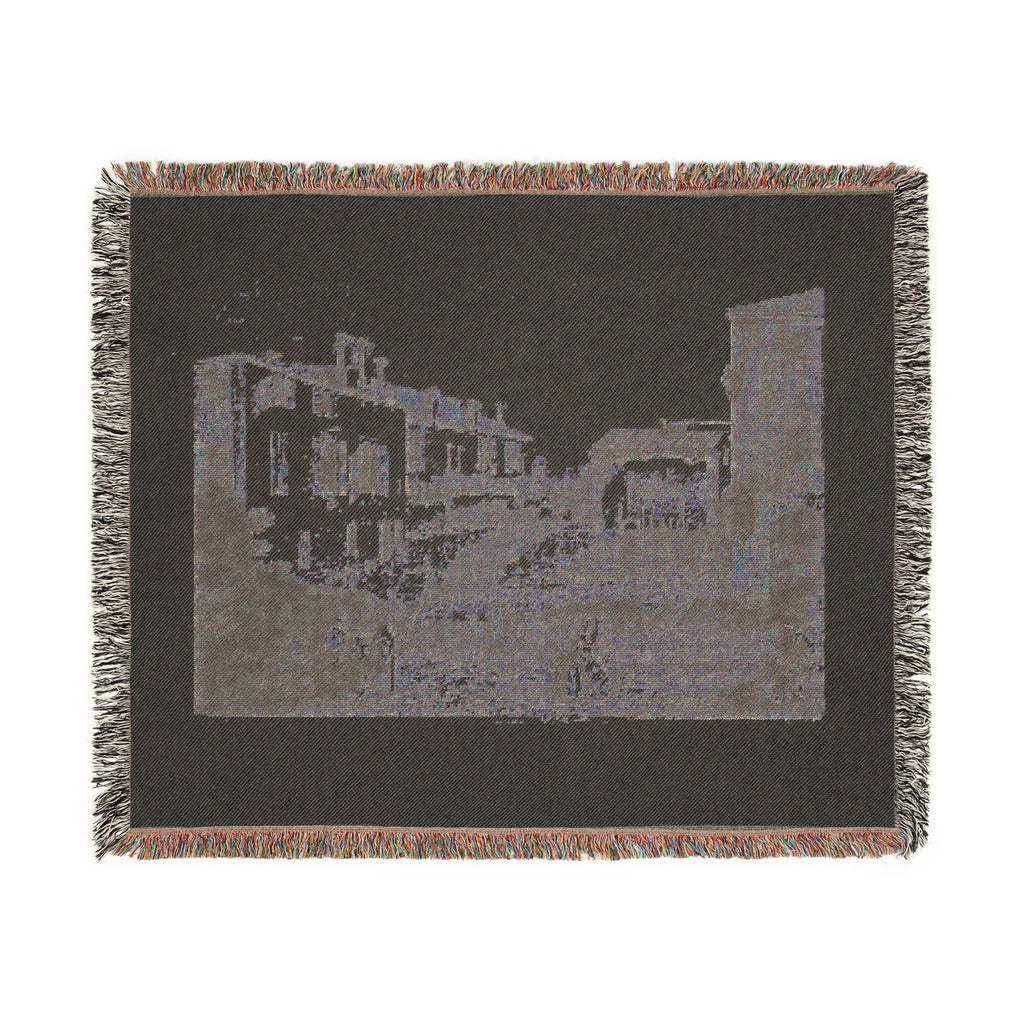 Canaletto - Le Porte Del Dolo, from Vedute | Woven Tapestry Blanket