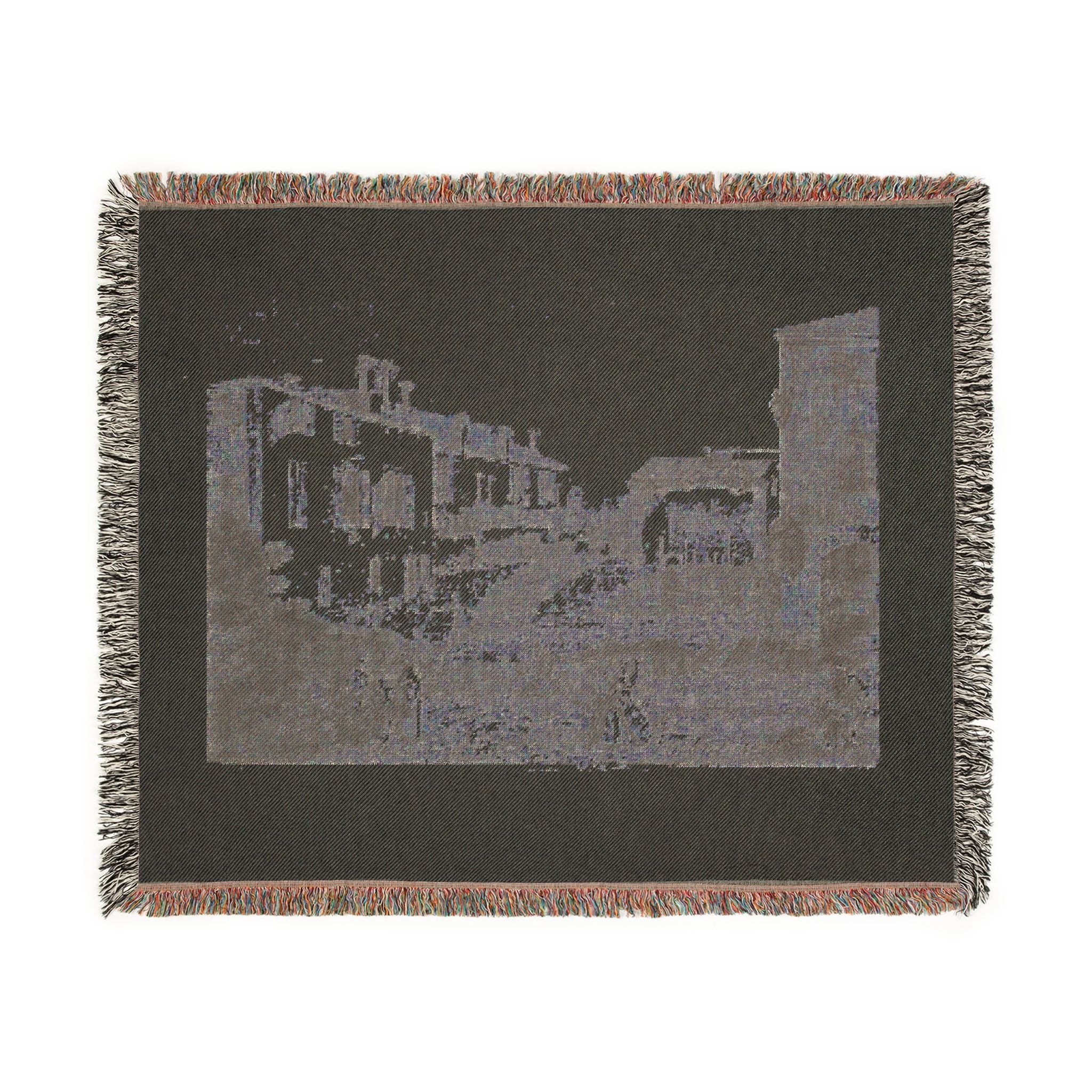 Canaletto - Le Porte Del Dolo, from Vedute | Woven Tapestry Blanket