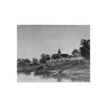 Charles François Daubigny - On the Bank of the Seine at Portejoie | Fine Art Poster