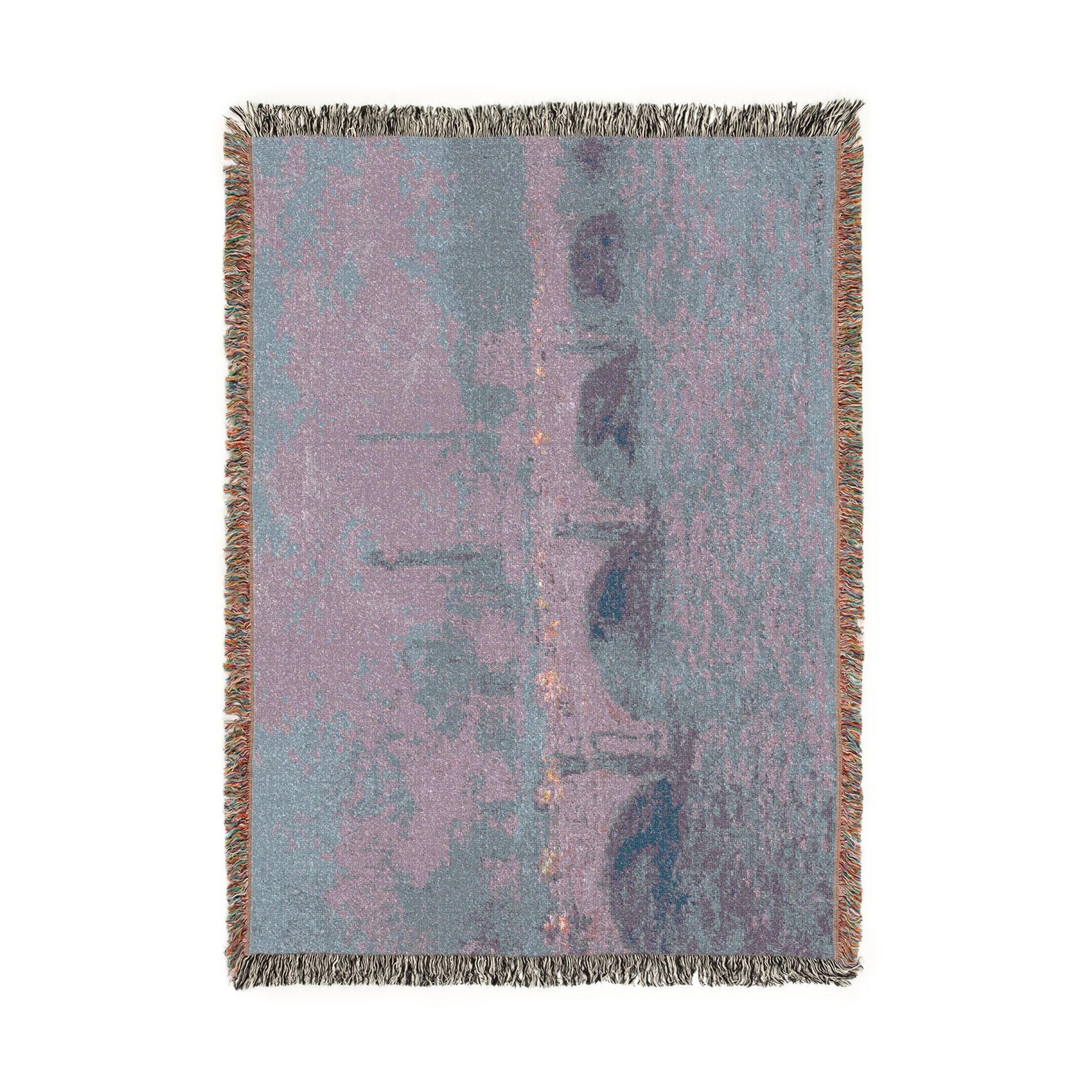 Claude Monet - Waterloo Bridge, Sunlight Effect | Woven Tapestry Blanket