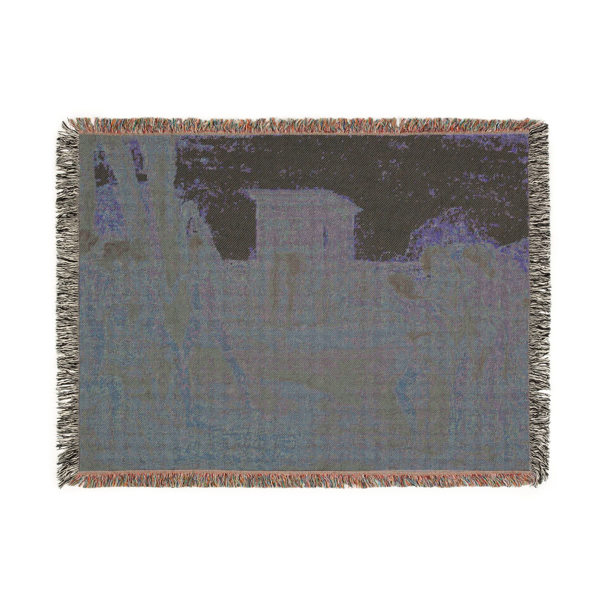 Hilaire Germain Edgar Degas - Young Spartan Girls Challenging Boys | Woven Tapestry Blanket