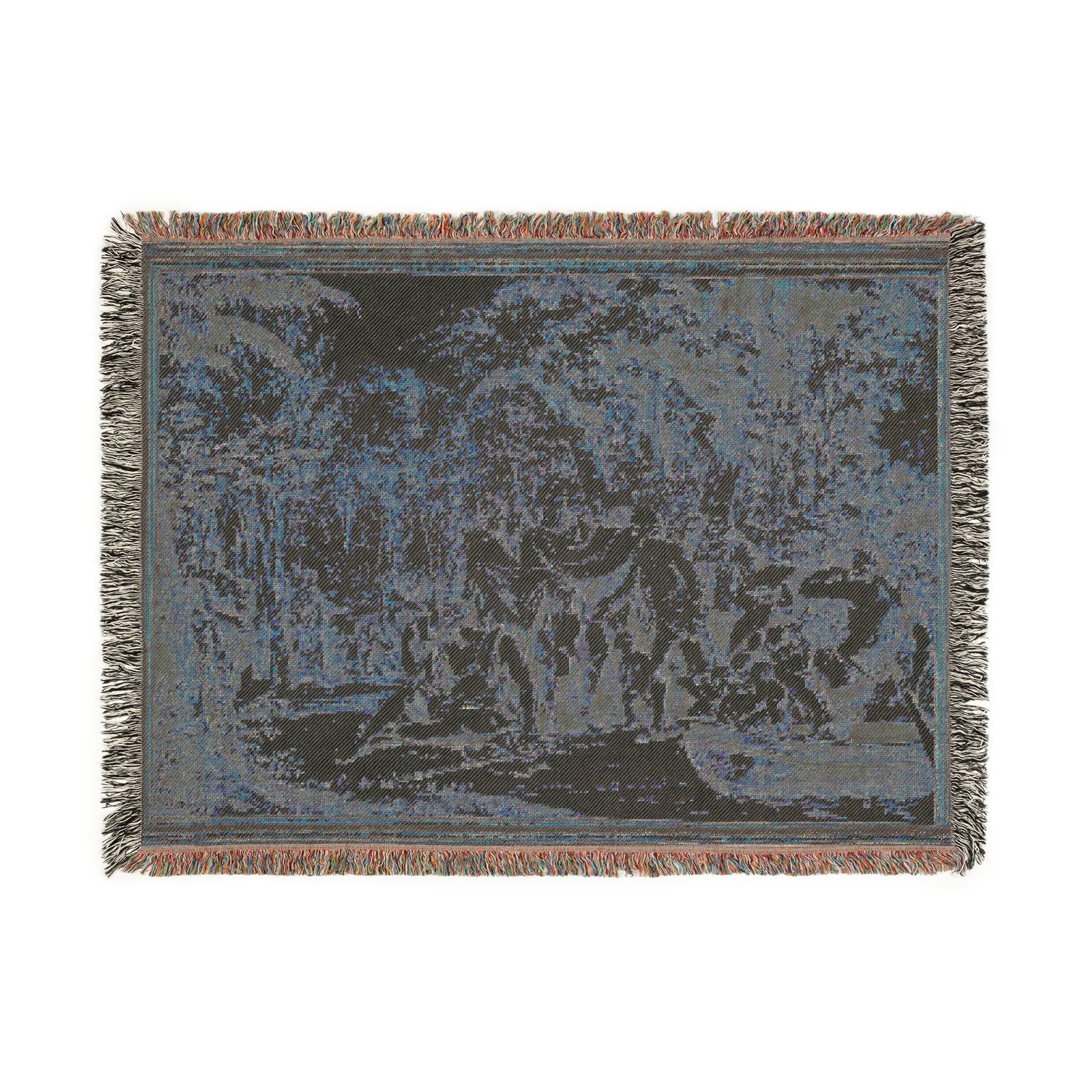 Jean Michel Moreau - The Arrival of Jean-Jacques Rousseau to the Champs-Élysées | Woven Tapestry Blanket