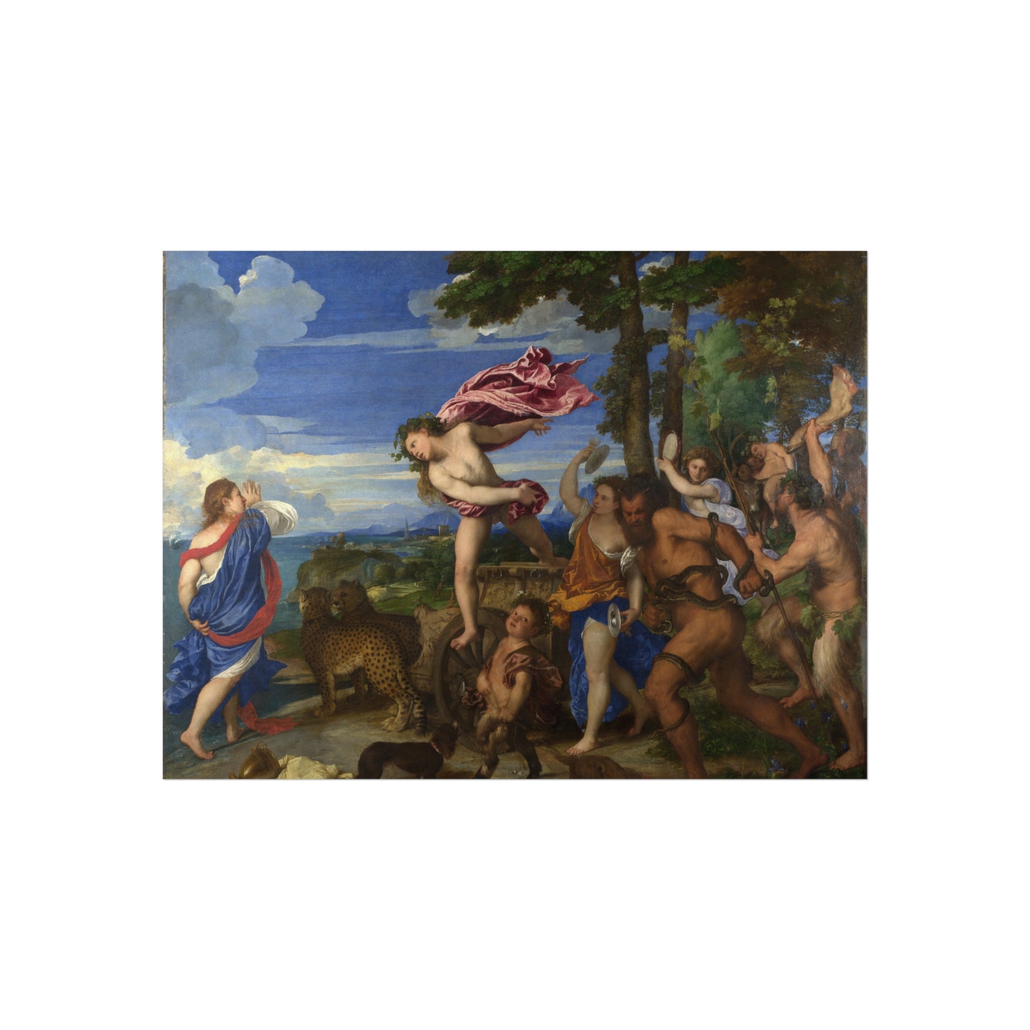 Titian Bacchus and Ariadne | Fine Art Poster