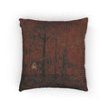George Inness - Autumn Woods | Woven Pillow