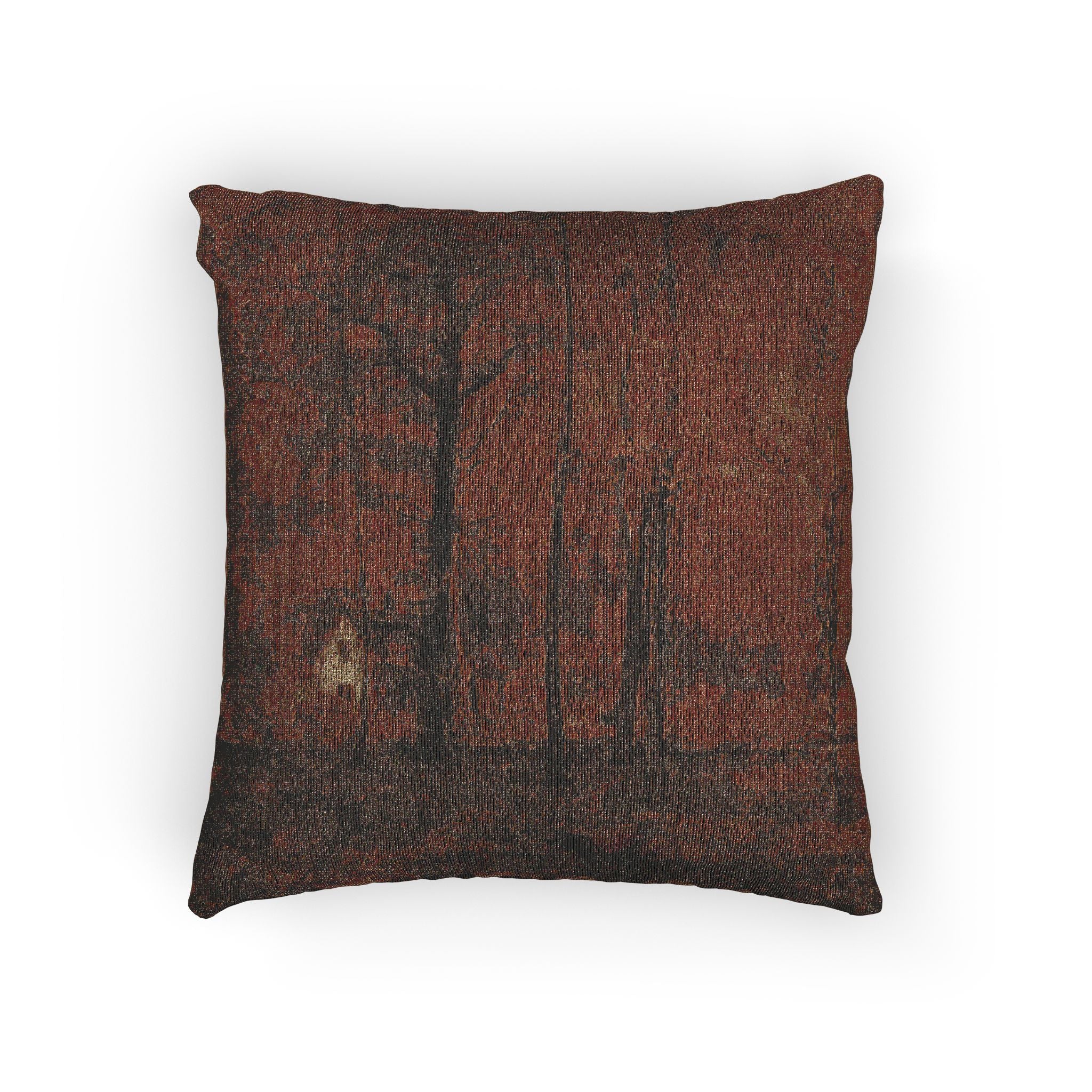 George Inness - Autumn Woods | Woven Pillow