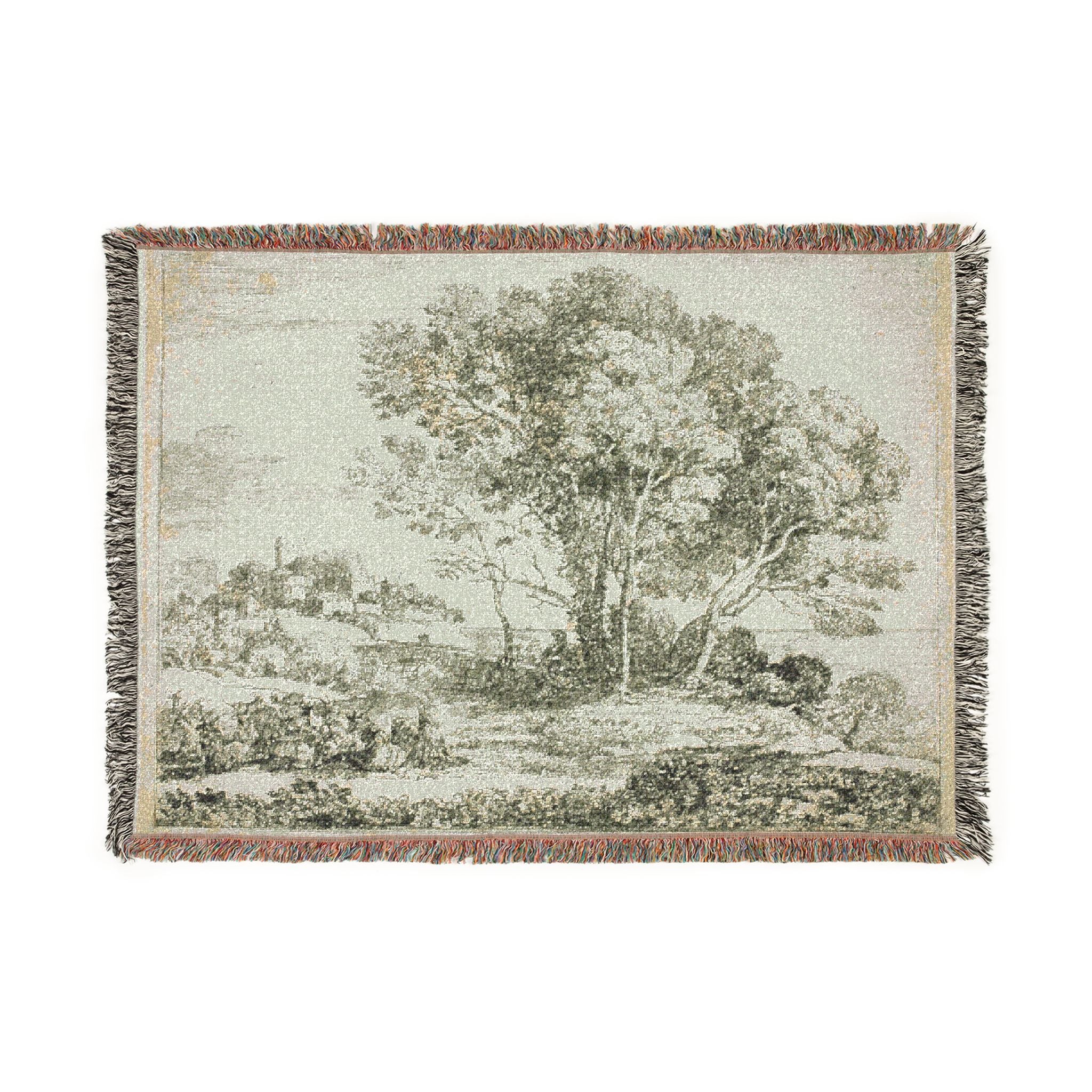 Claude Lorrain - The Goatherd | Woven Tapestry Blanket