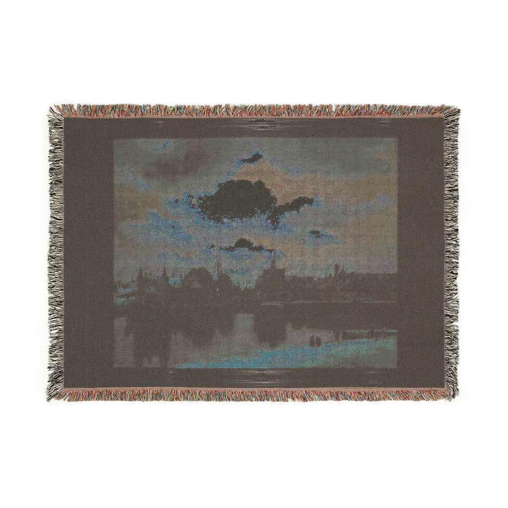 Den Haag - Mauritshuis - Johannes Vermeer (1632-1675) - View of Delft c. 1660-1661 | Woven Tapestry Blanket